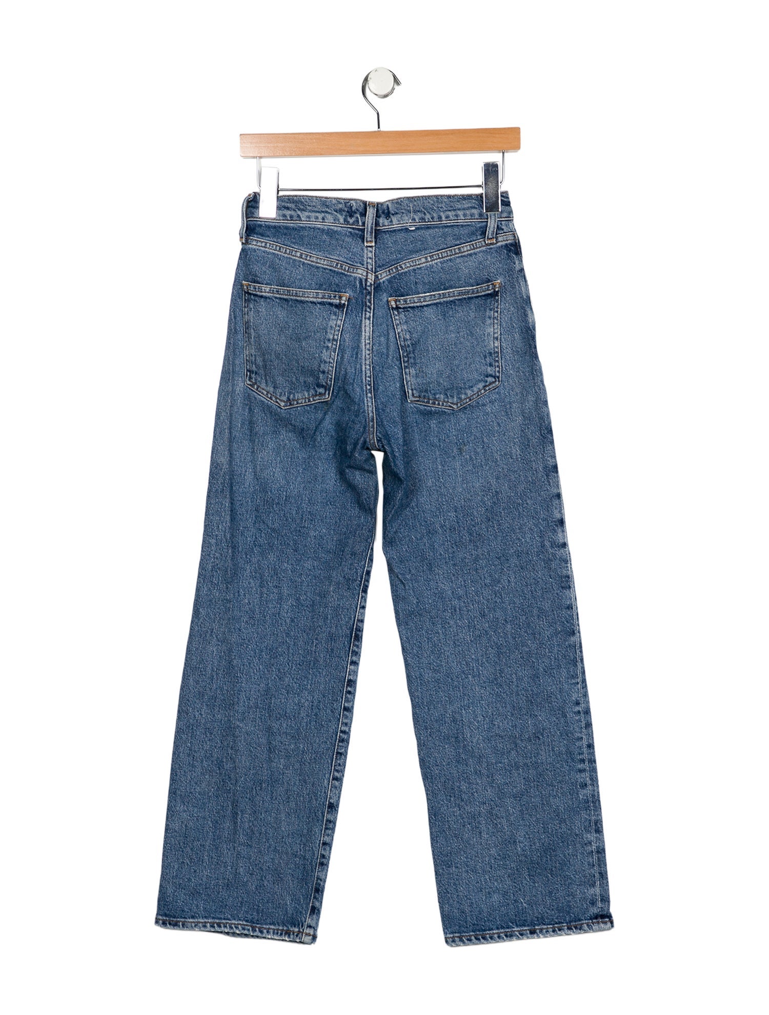 AGOLDE Mid-Rise Wide Leg Jeans