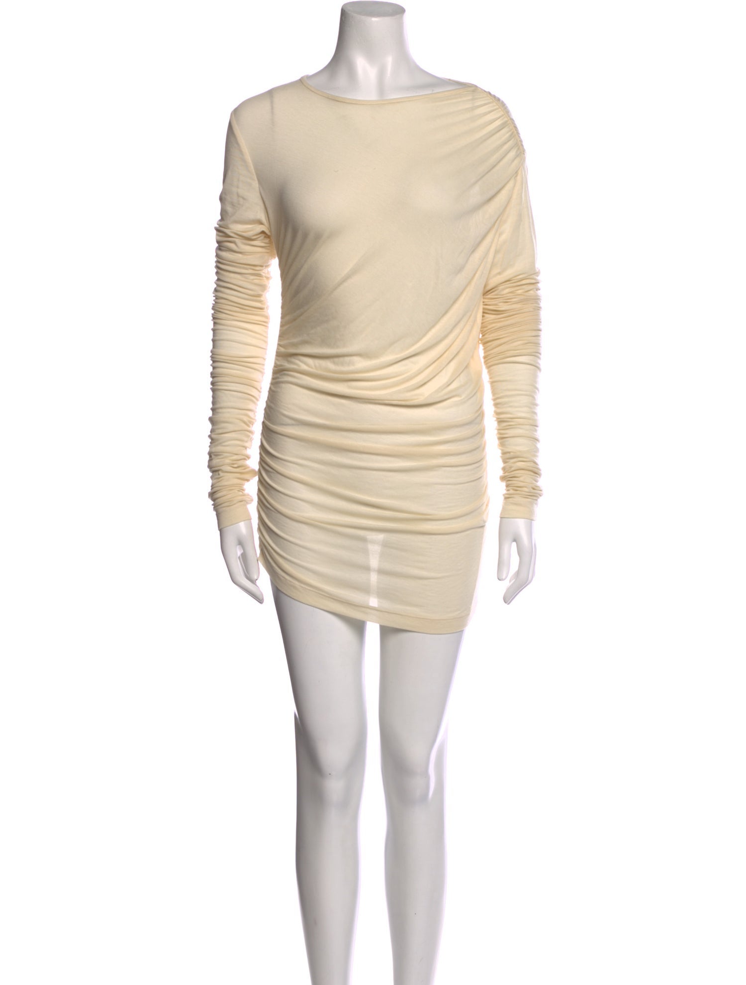 AGOLDE Bateau Neckline Mini Dress