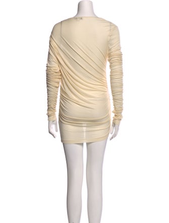 AGOLDE Bateau Neckline Mini Dress