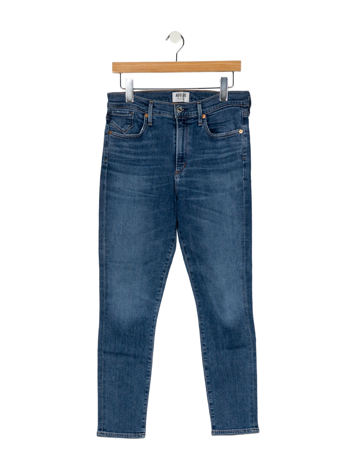 AGOLDE High-Rise Skinny Leg Jeans