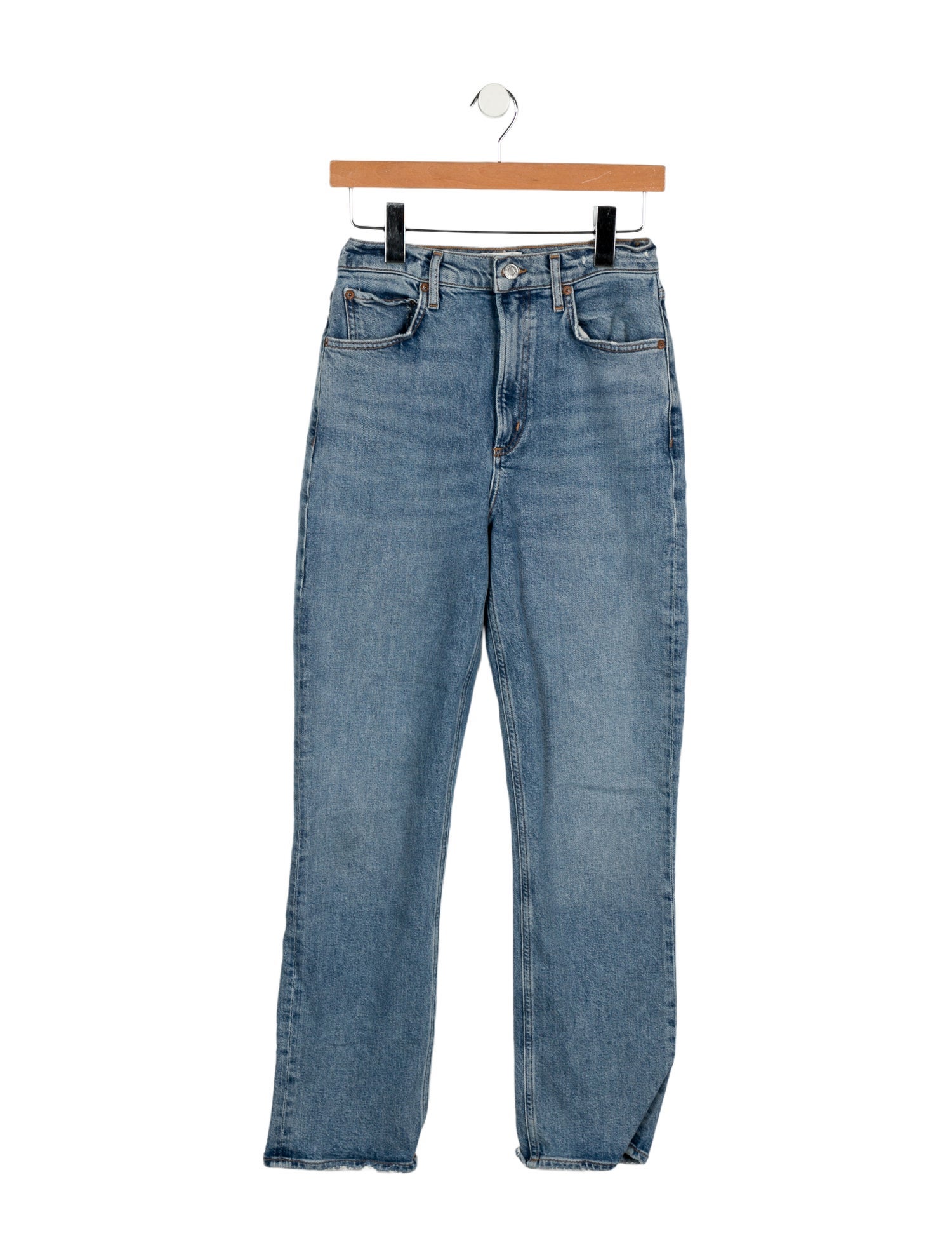 AGOLDE High-Rise Straight Leg Jeans