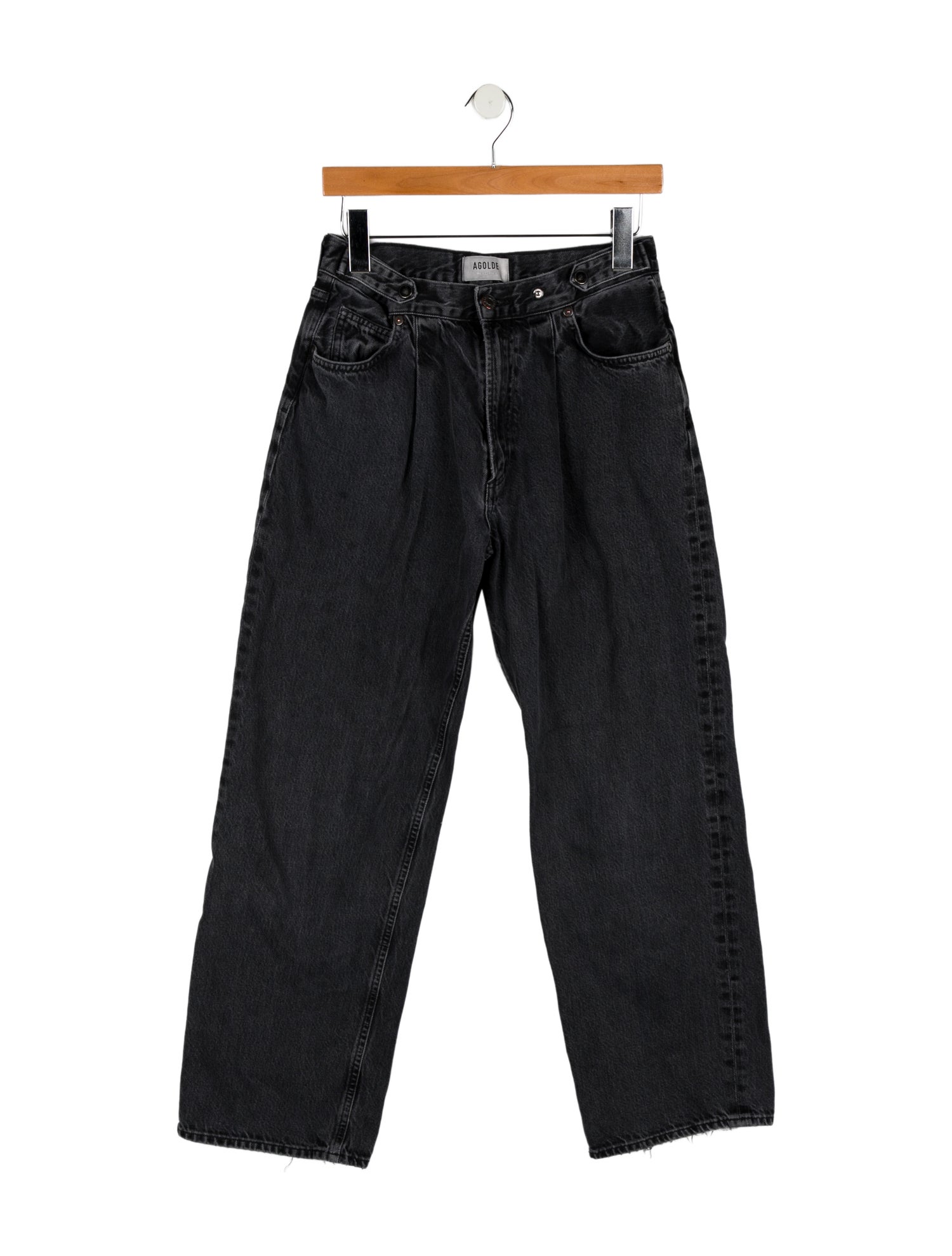 AGOLDE Mid-Rise Wide Leg Jeans