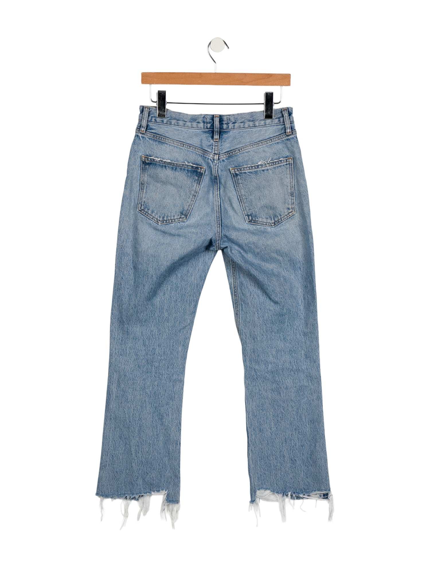 AGOLDE Mid-Rise Straight Leg Jeans