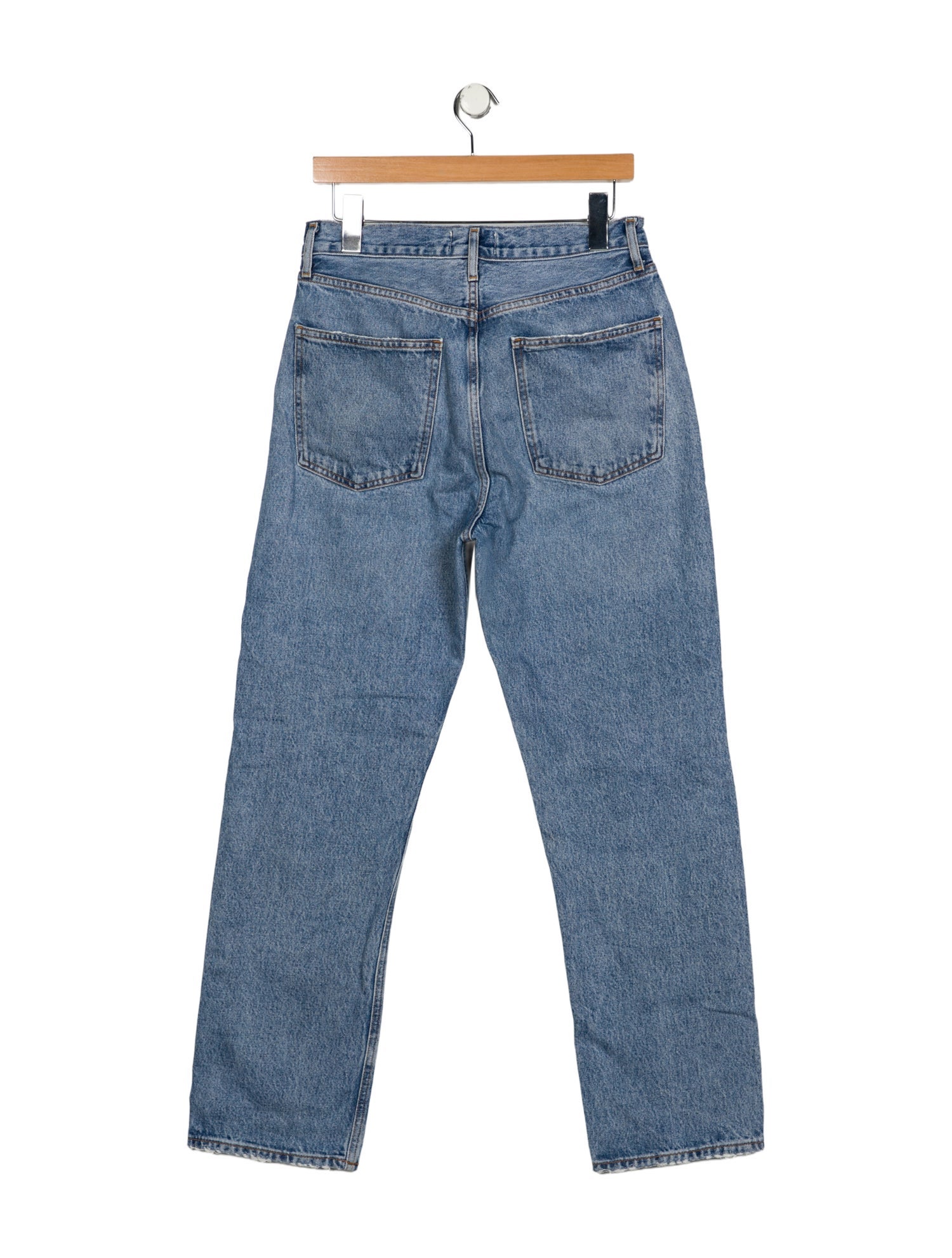 AGOLDE High-Rise Straight Leg Jeans