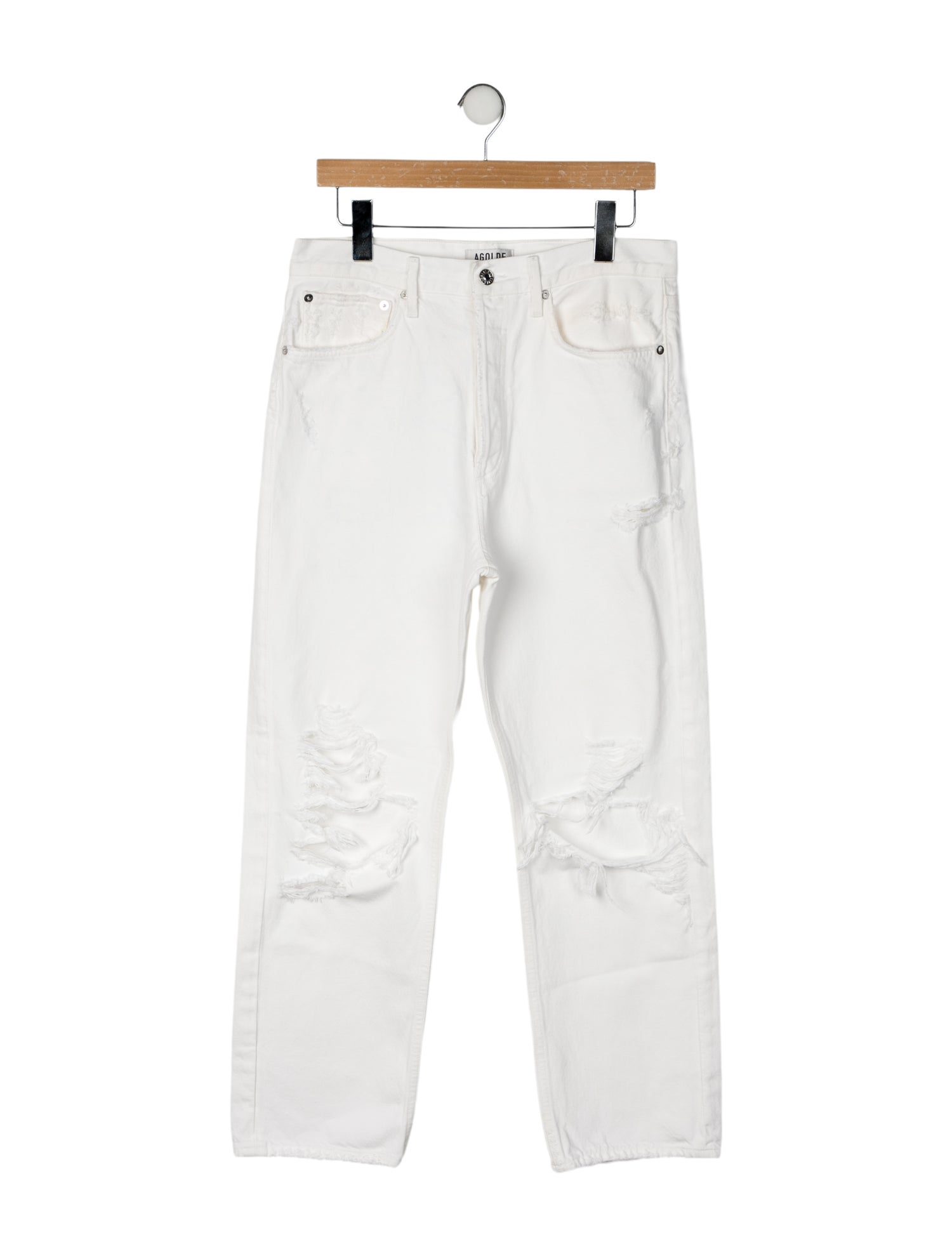 AGOLDE High-Rise Straight Leg Jeans