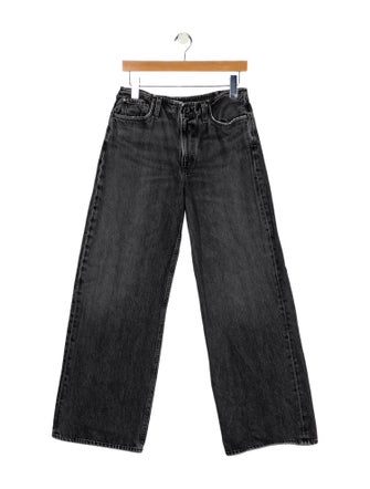 AGOLDE Mid-Rise Wide Leg Jeans