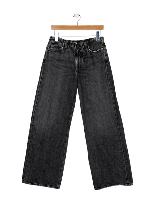 AGOLDE Mid-Rise Wide Leg Jeans