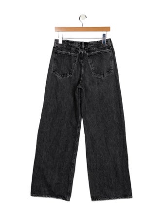 AGOLDE Mid-Rise Wide Leg Jeans