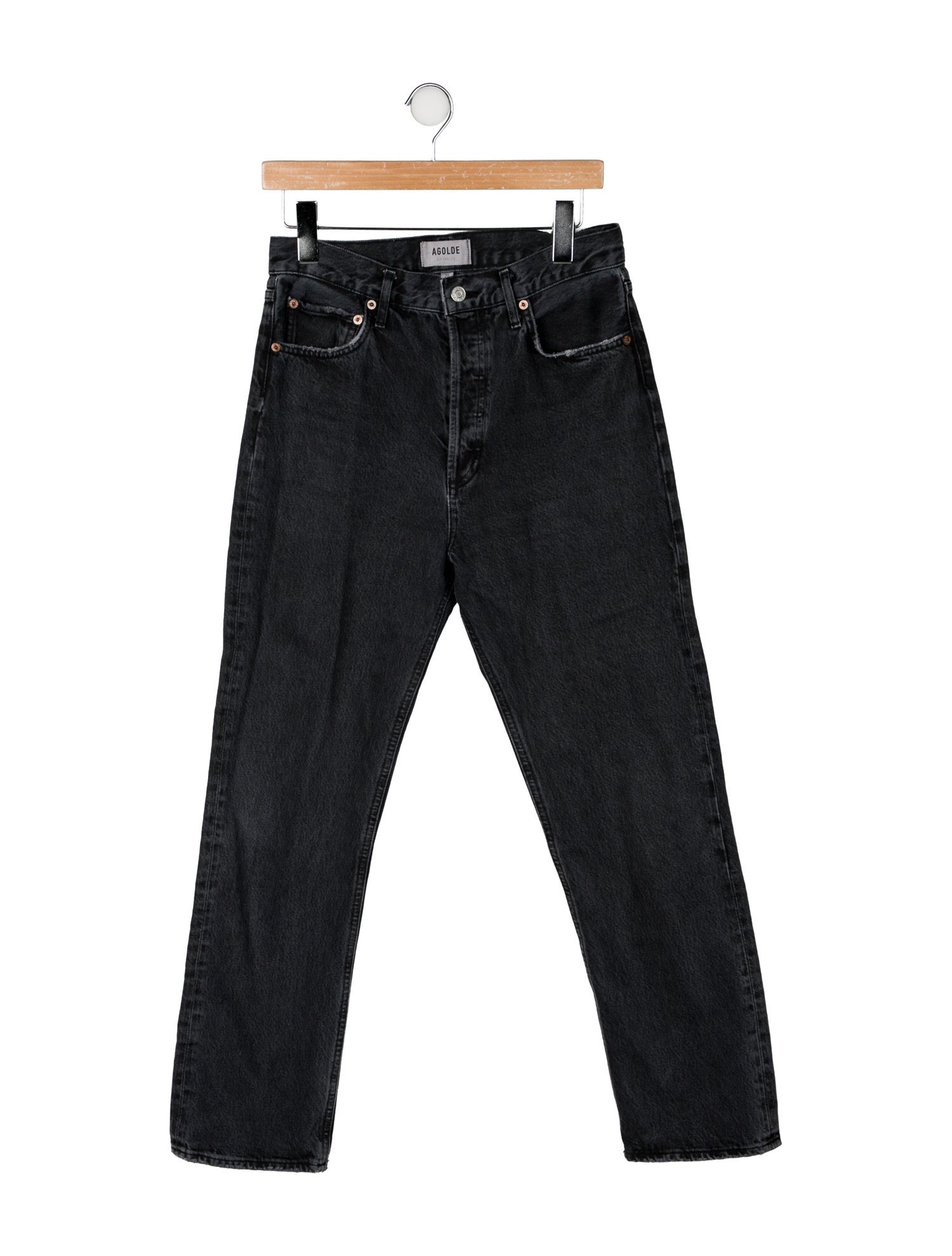 AGOLDE High-Rise Straight Leg Jeans