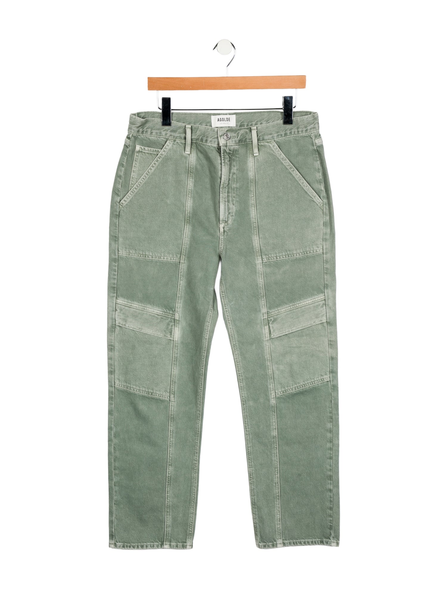 AGOLDE High-Rise Straight Leg Jeans