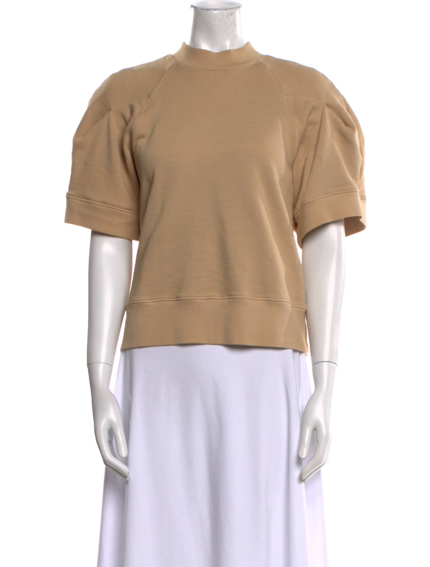 AGOLDE Crew Neck Short Sleeve Sweatshirt