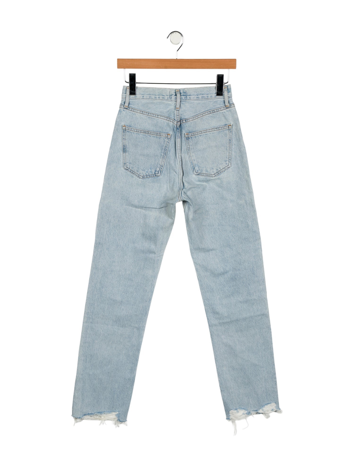 AGOLDE High-Rise Straight Leg Jeans
