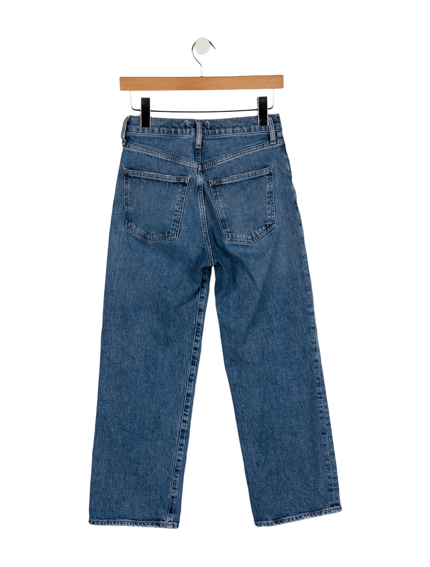 AGOLDE Mid-Rise Wide Leg Jeans