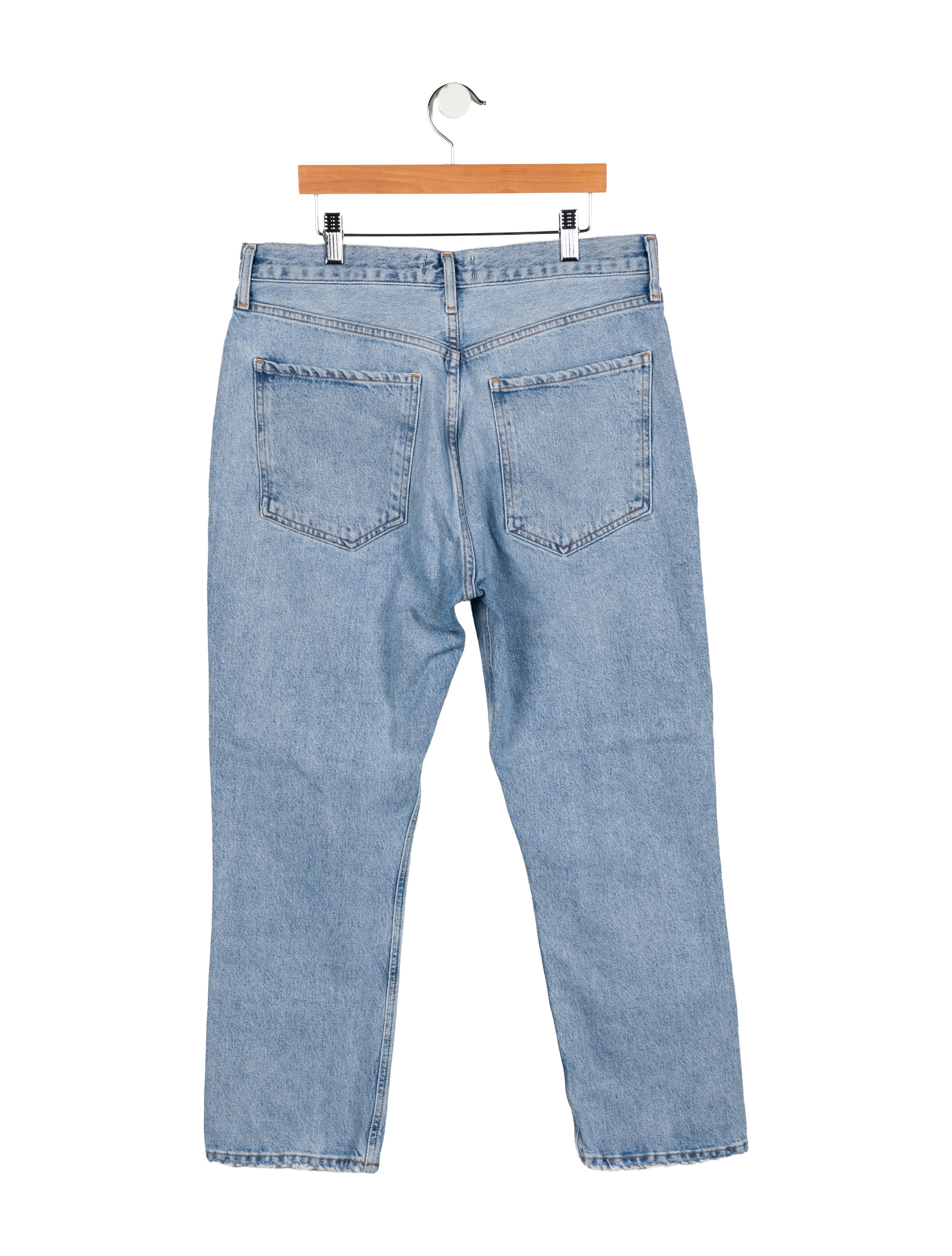AGOLDE High-Rise Straight Leg Jeans