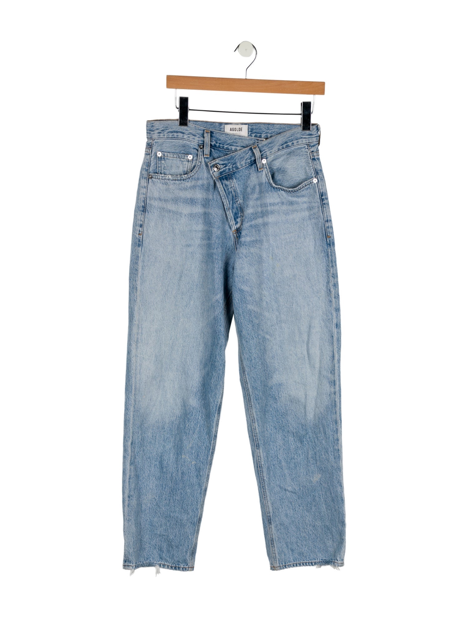 AGOLDE Mid-Rise Straight Leg Jeans
