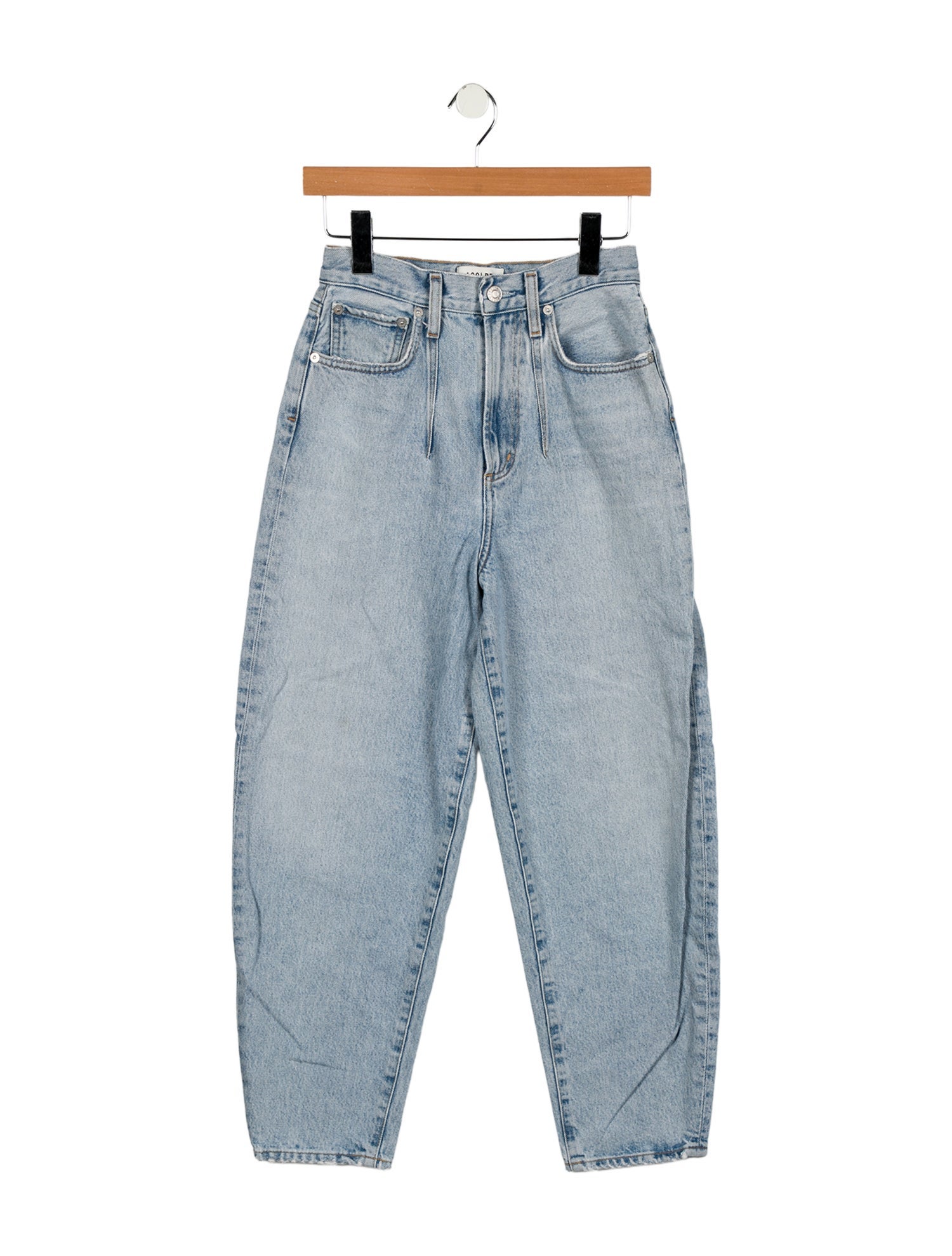 AGOLDE High-Rise Straight Leg Jeans