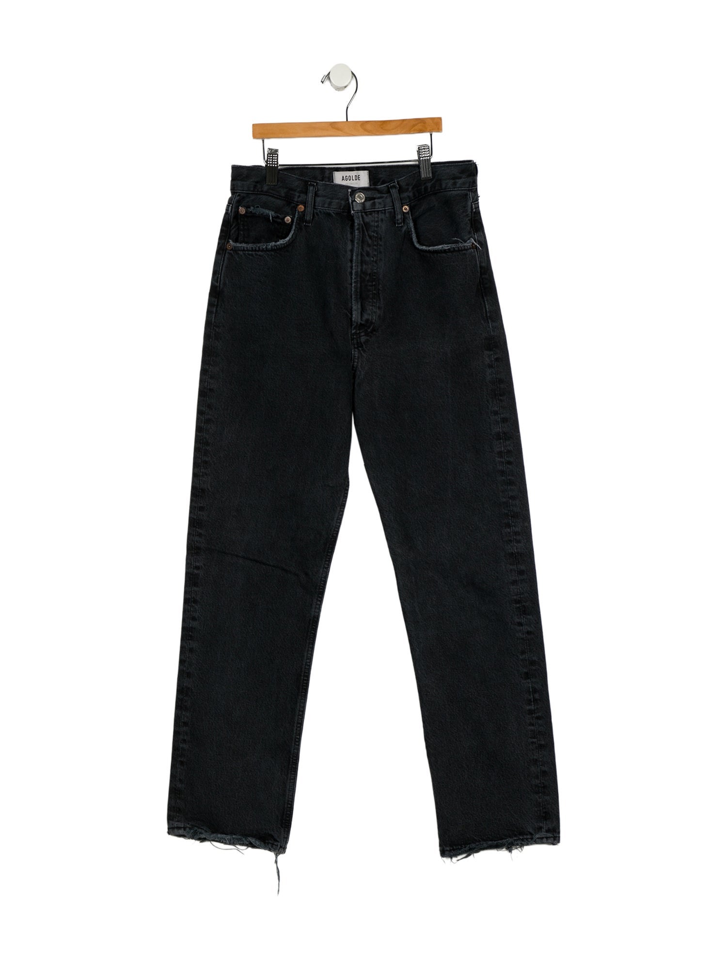 AGOLDE High-Rise Straight Leg Jeans