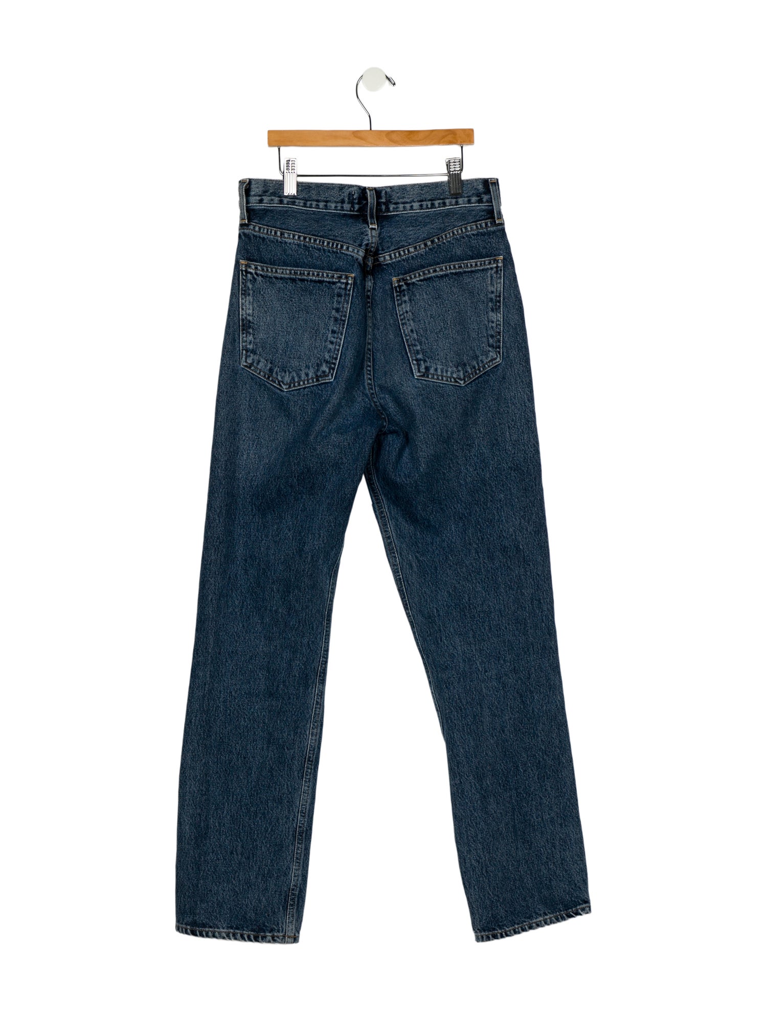 AGOLDE High-Rise Straight Leg Jeans