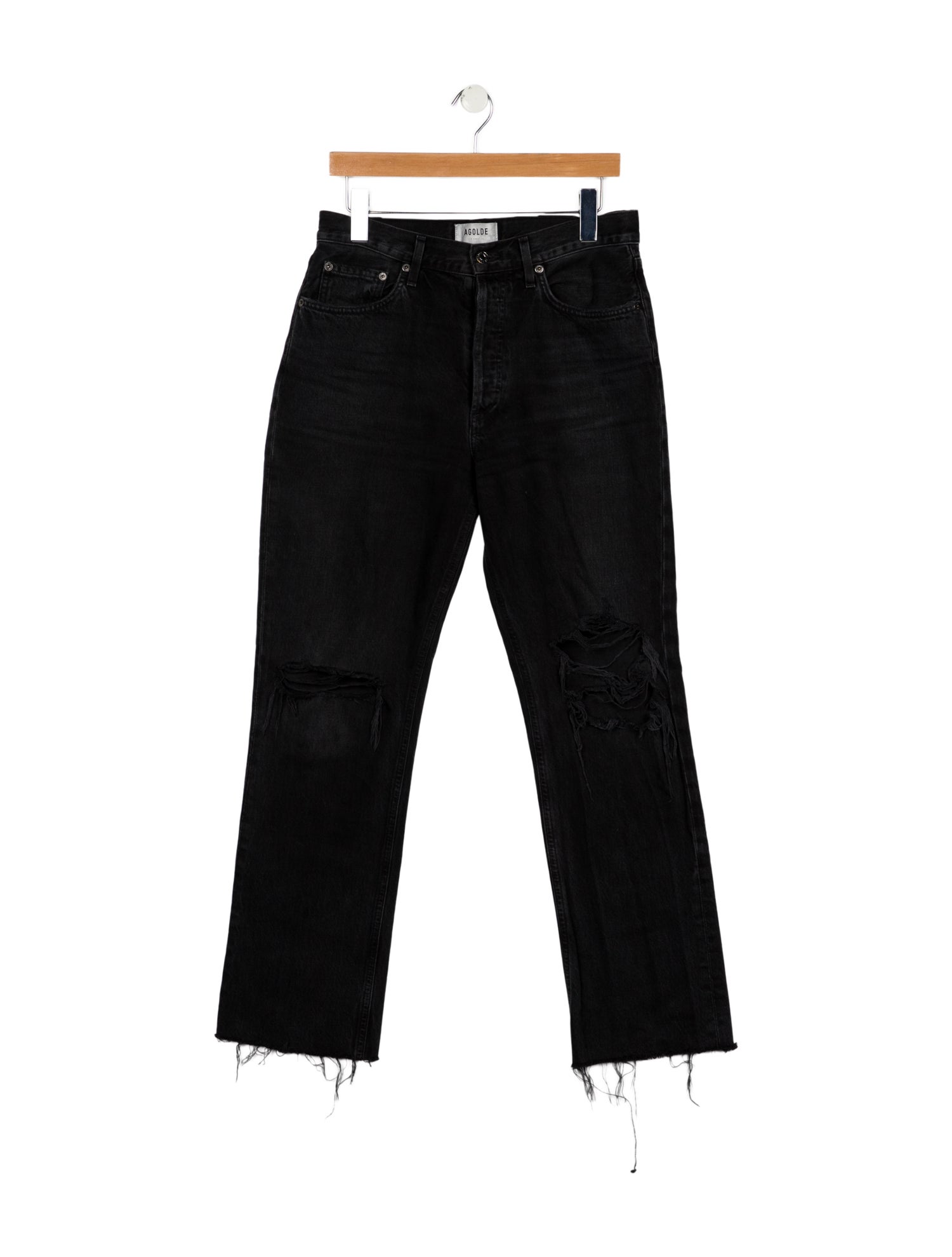 AGOLDE High-Rise Straight Leg Jeans