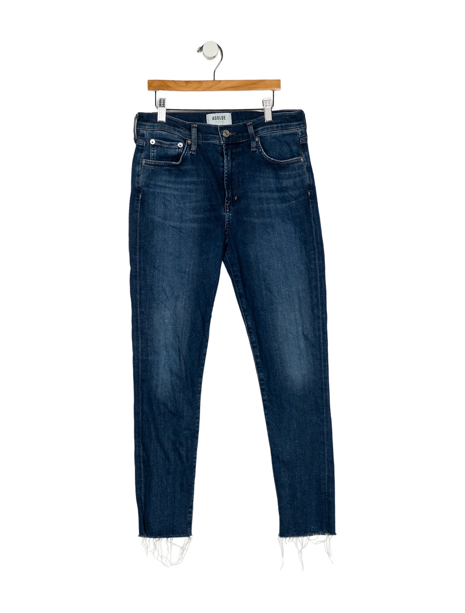 AGOLDE Mid-Rise Skinny Leg Jeans