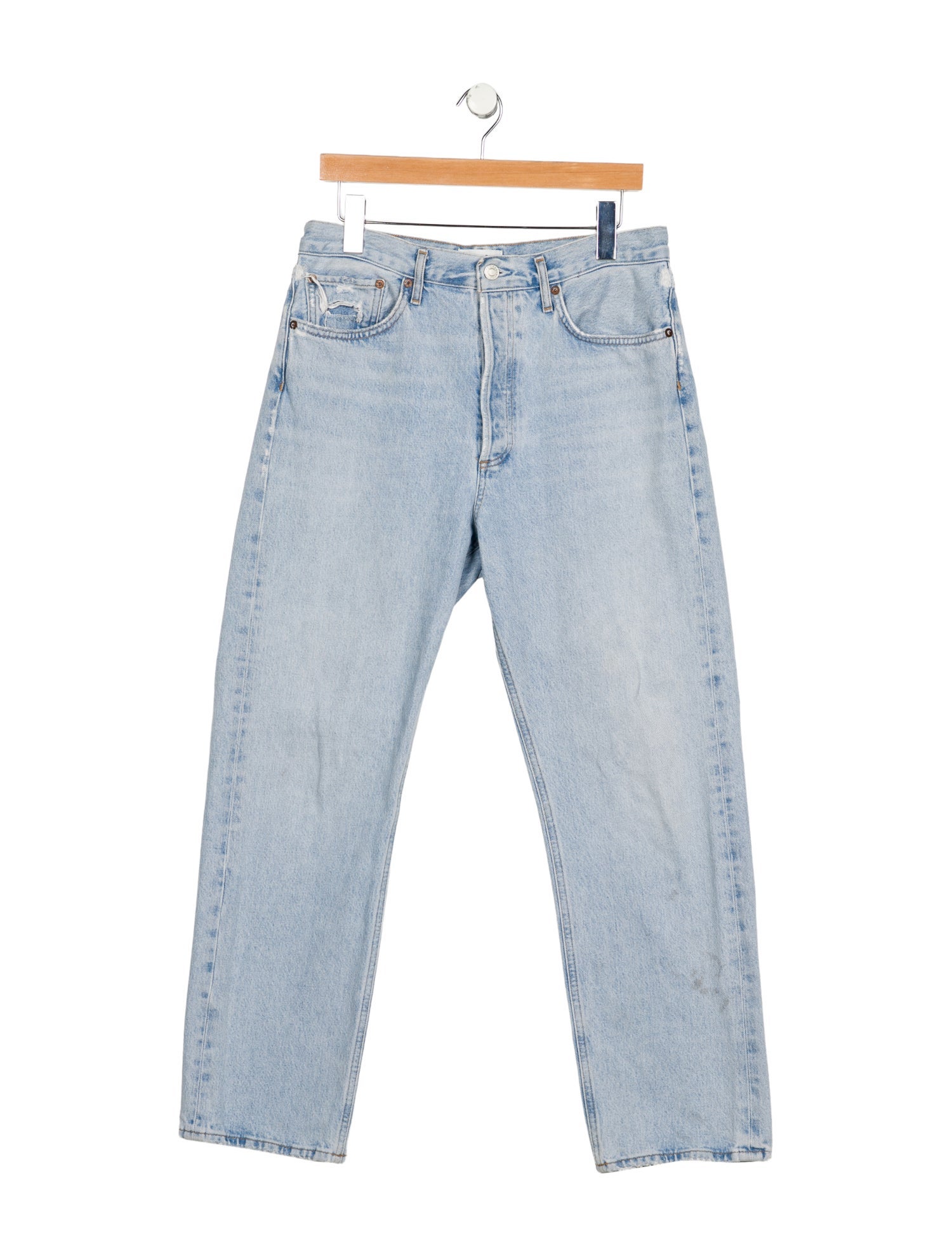 AGOLDE High-Rise Straight Leg Jeans