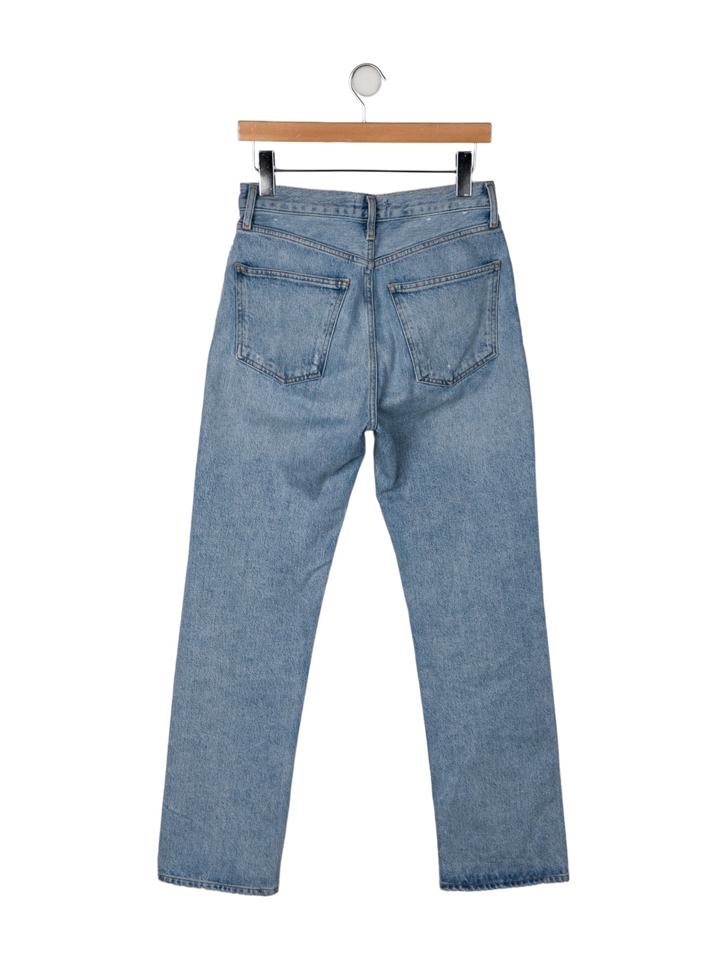 AGOLDE High-Rise Straight Leg Jeans