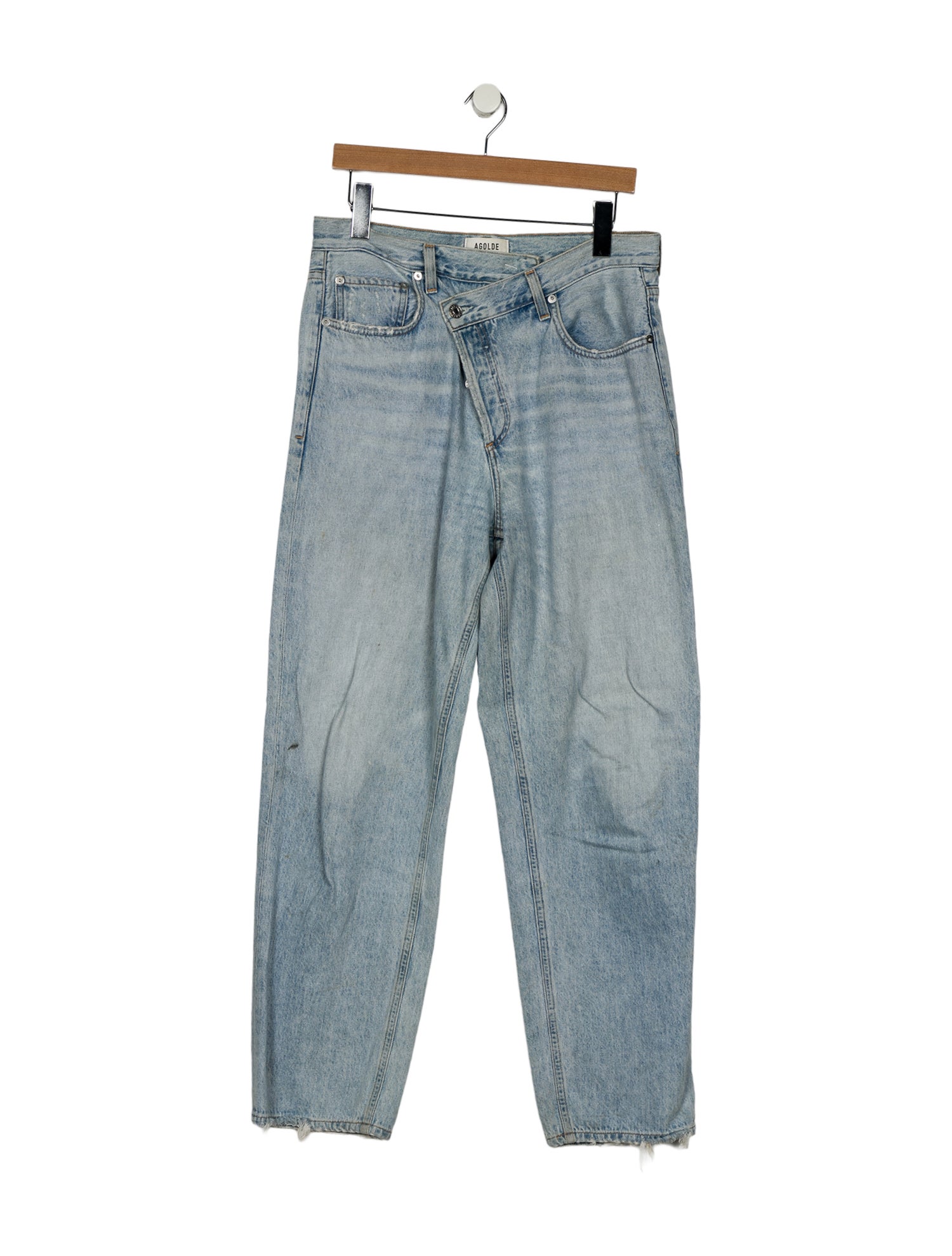AGOLDE High-Rise Straight Leg Jeans