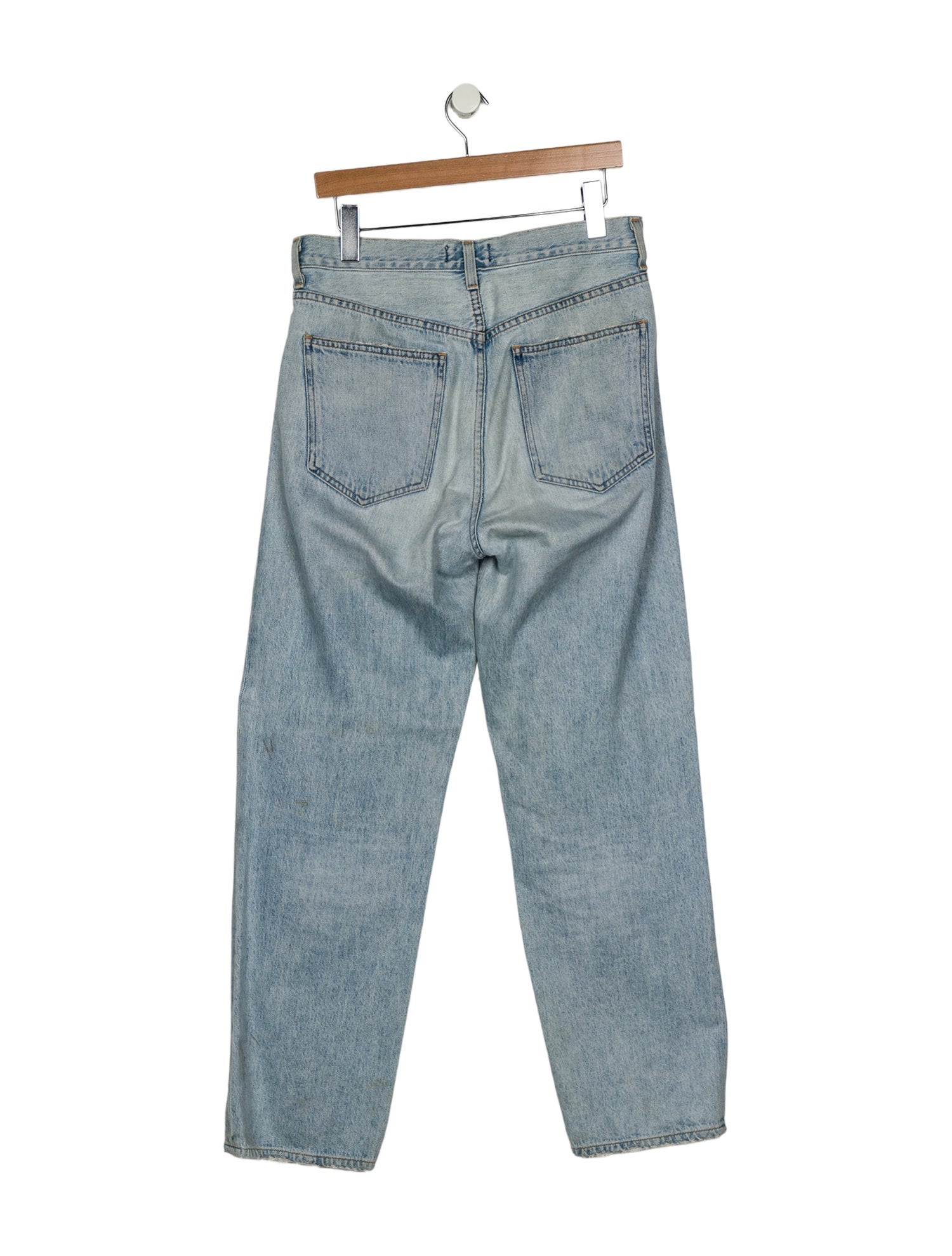 AGOLDE High-Rise Straight Leg Jeans