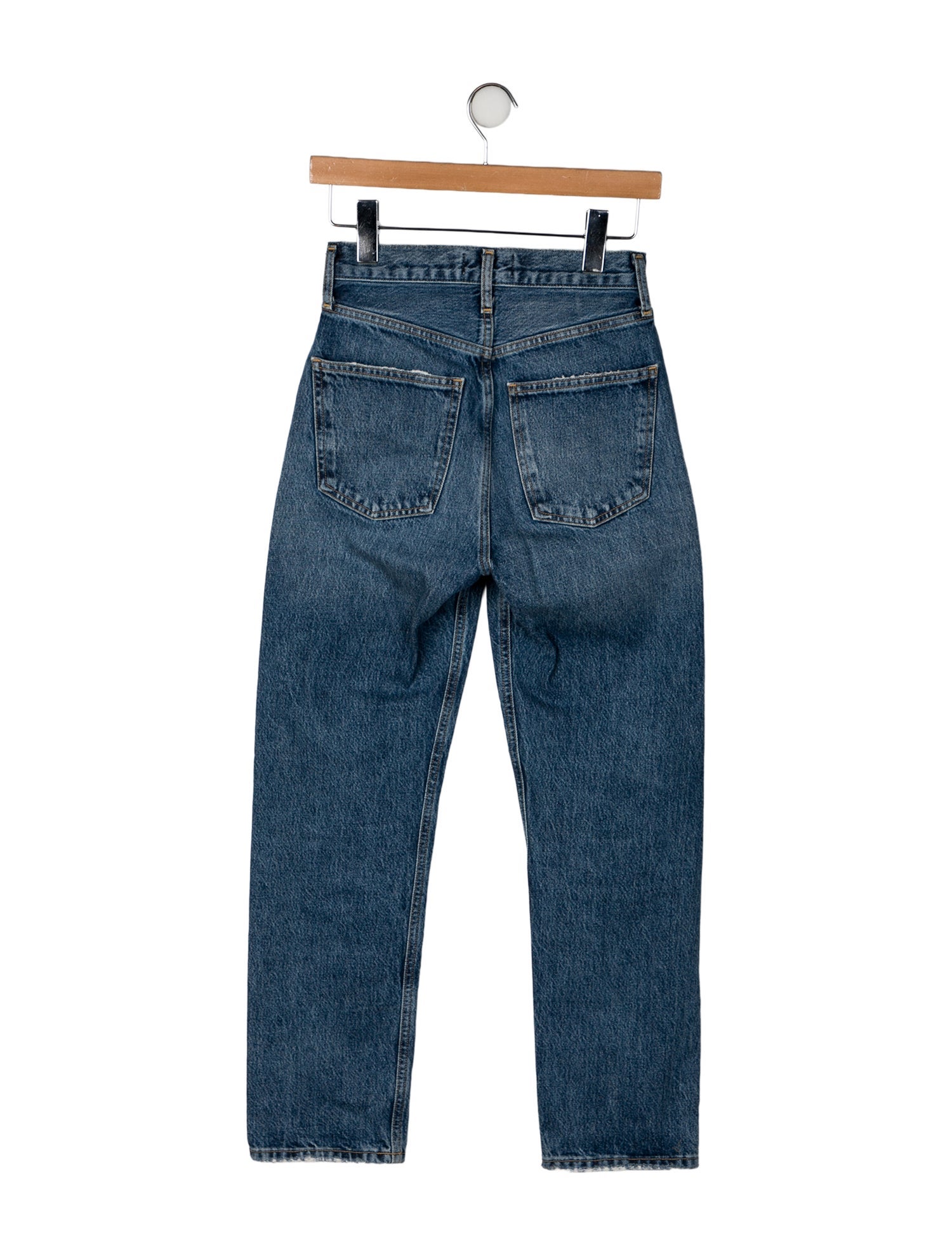 AGOLDE High-Rise Straight Leg Jeans