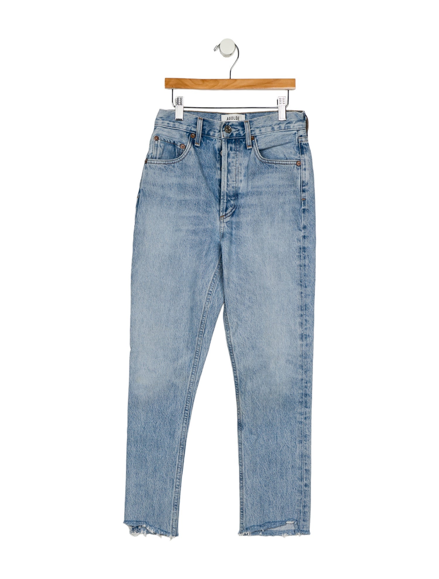 AGOLDE High-Rise Straight Leg Jeans