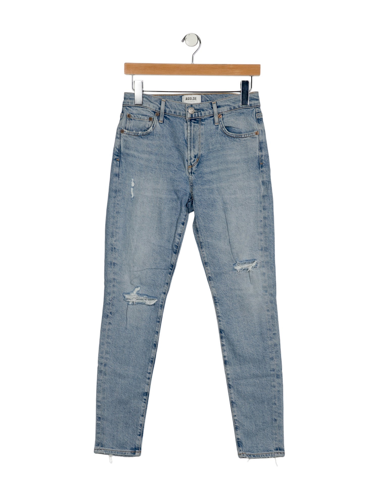 AGOLDE High-Rise Skinny Leg Jeans