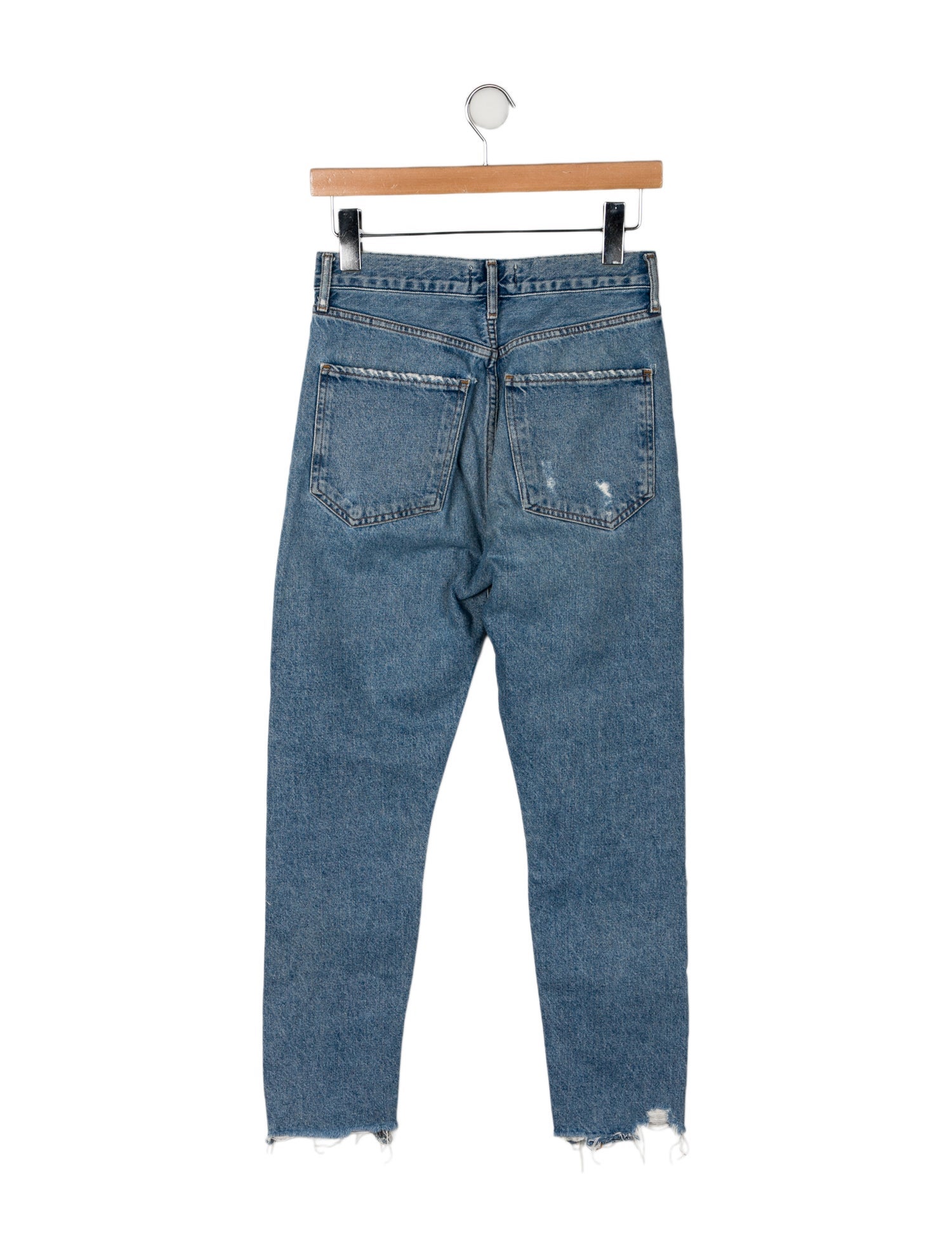 AGOLDE Mid-Rise Skinny Leg Jeans