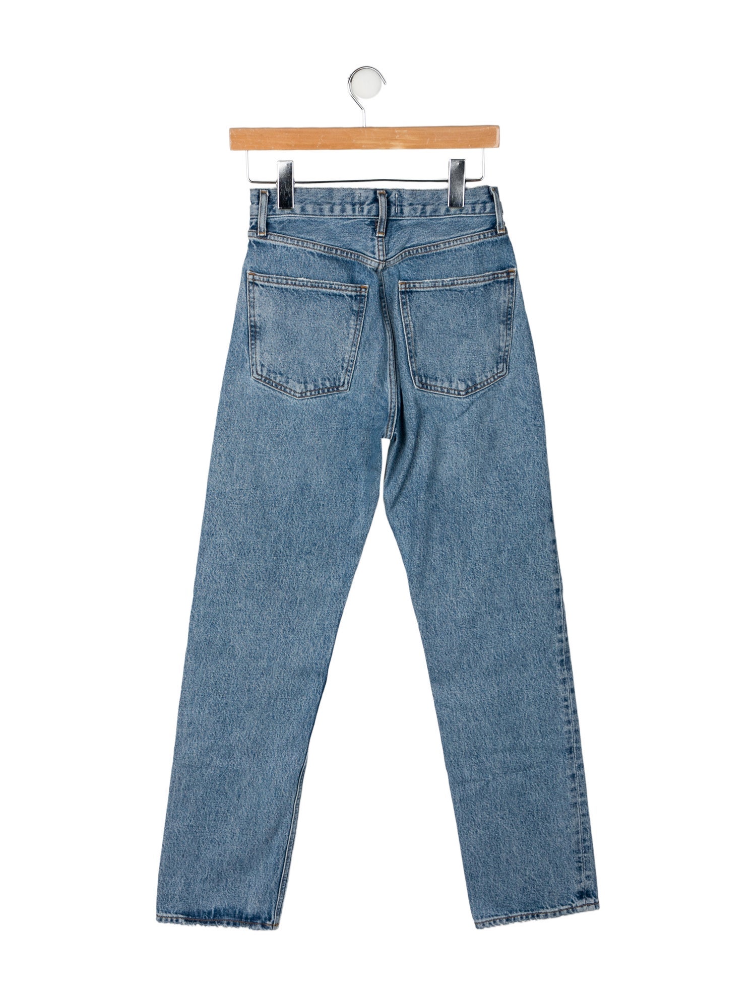 AGOLDE High-Rise Straight Leg Jeans