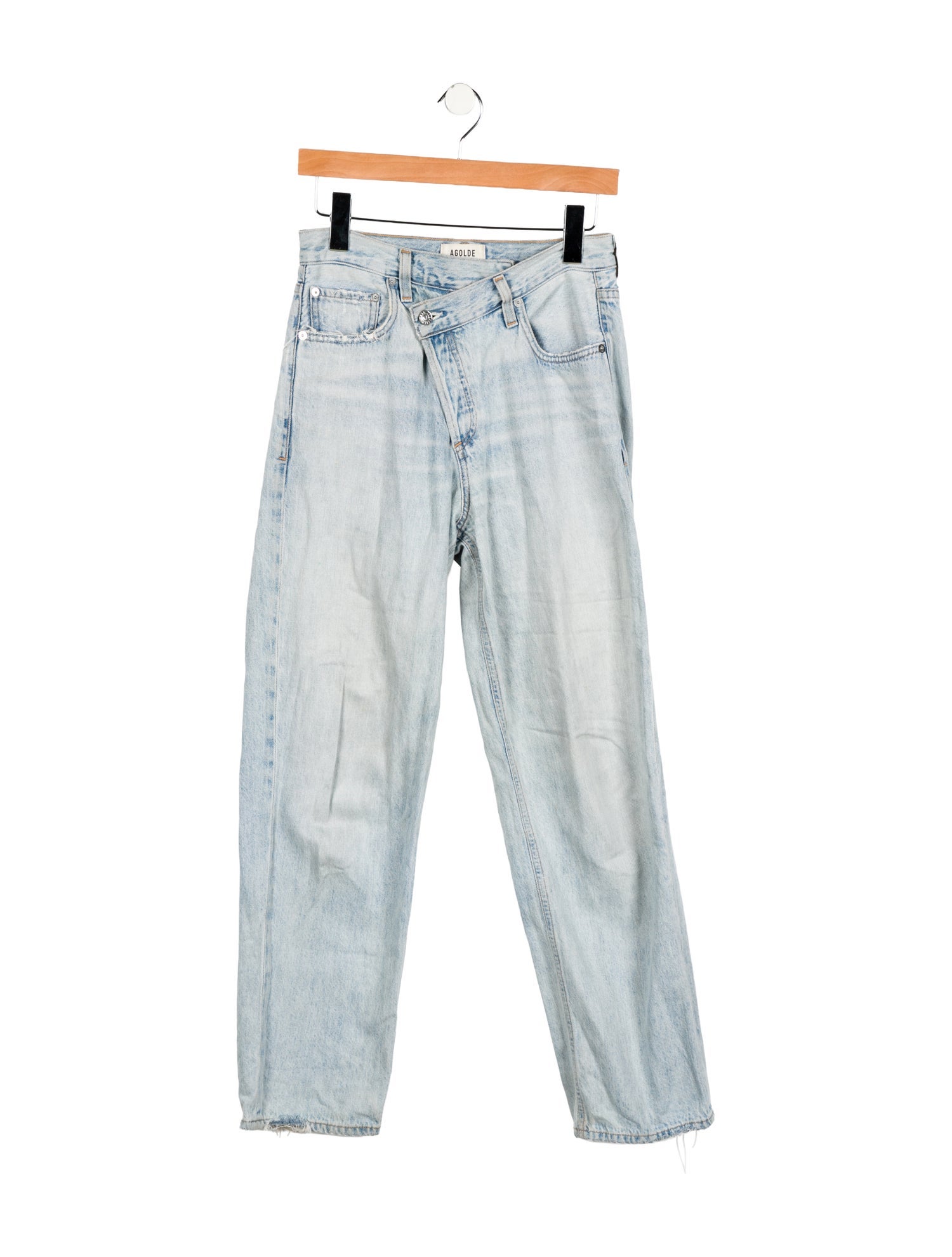 AGOLDE High-Rise Straight Leg Jeans