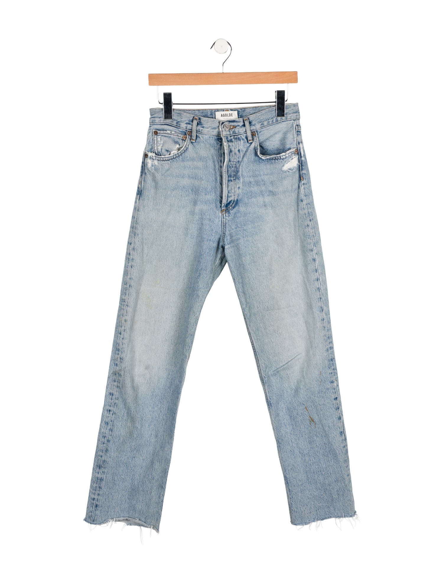 AGOLDE Mid-Rise Wide Leg Jeans