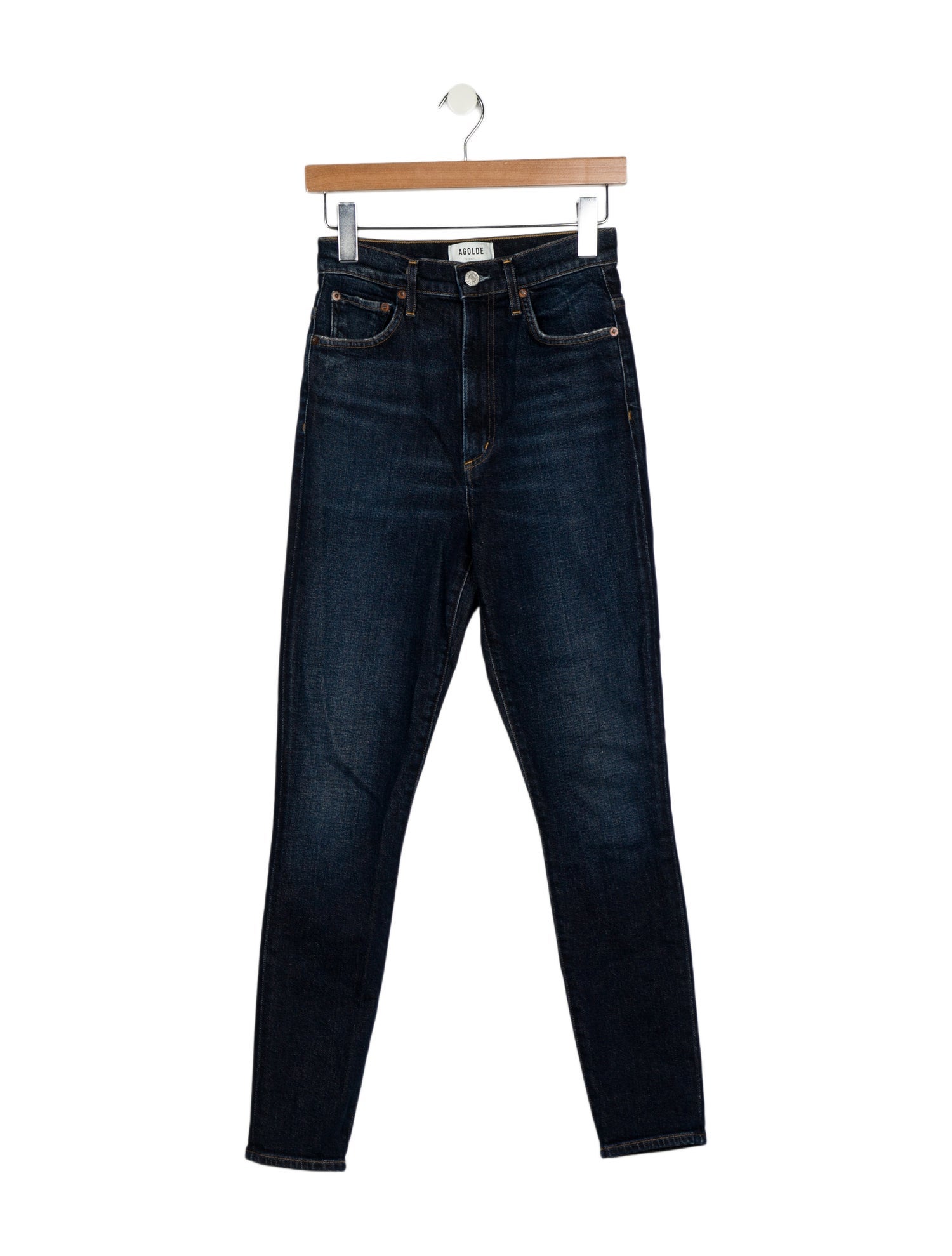 AGOLDE High-Rise Skinny Leg Jeans