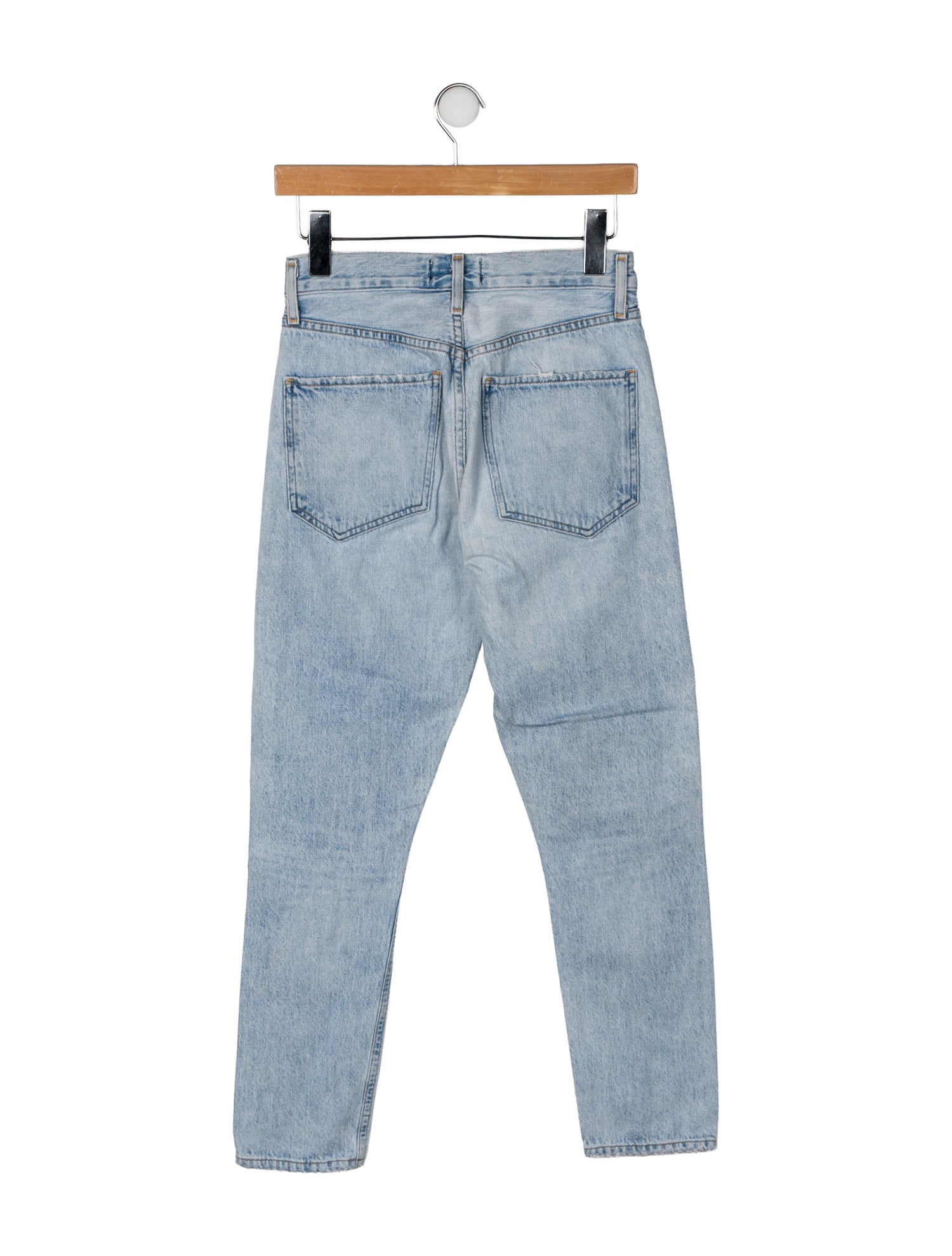 AGOLDE Mid-Rise Skinny Leg Jeans