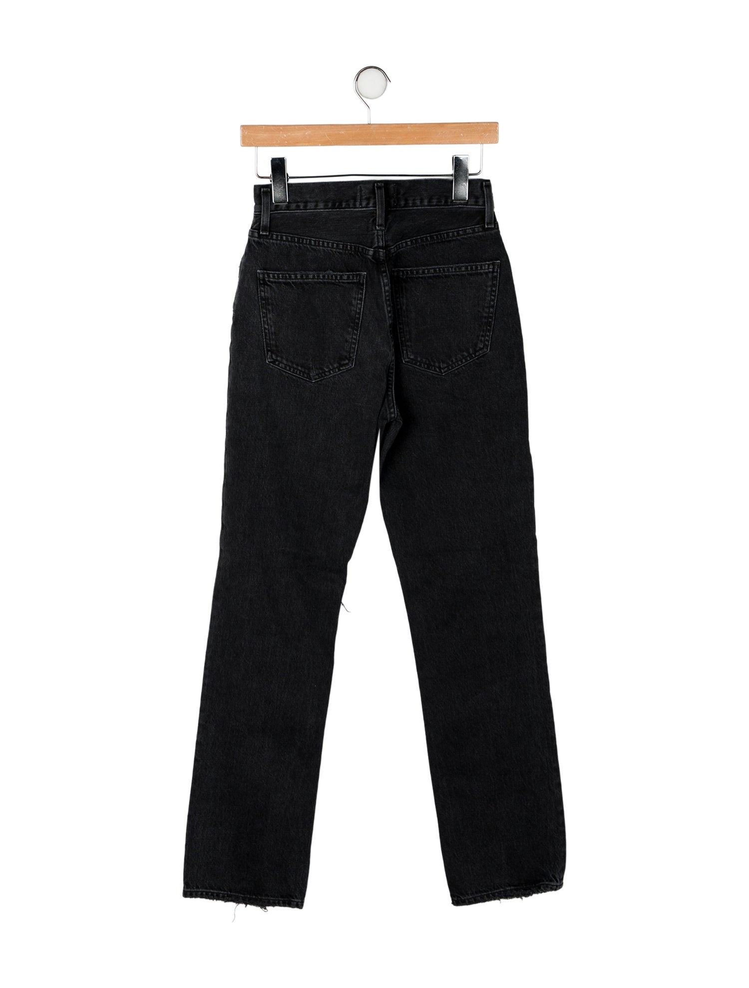 AGOLDE Mid-Rise Straight Leg Jeans