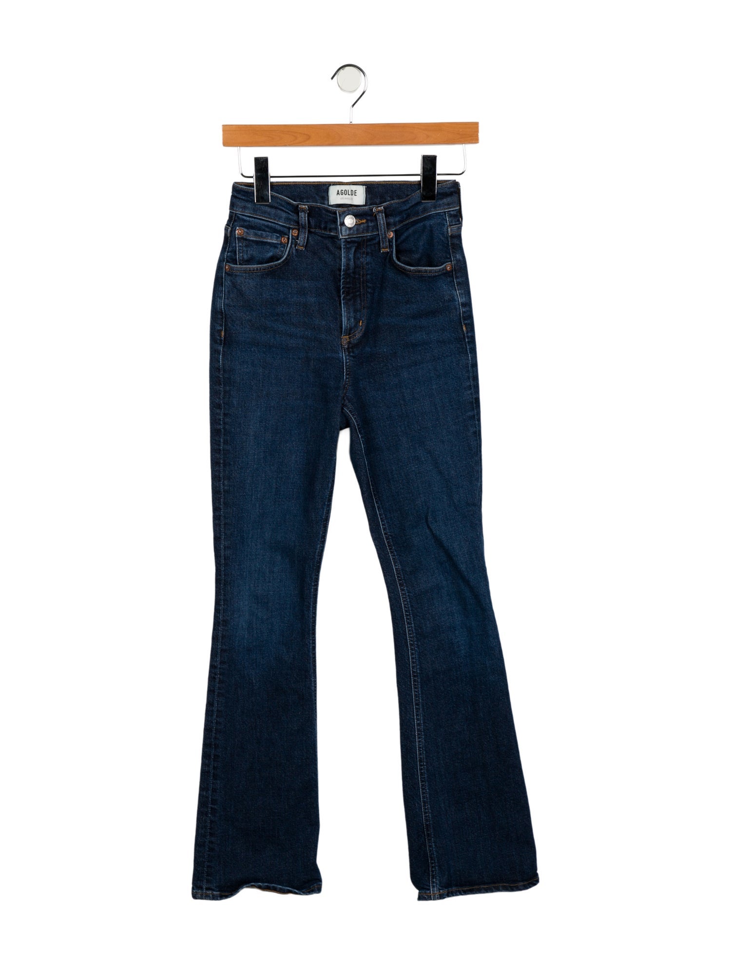 AGOLDE Mid-Rise Straight Leg Jeans