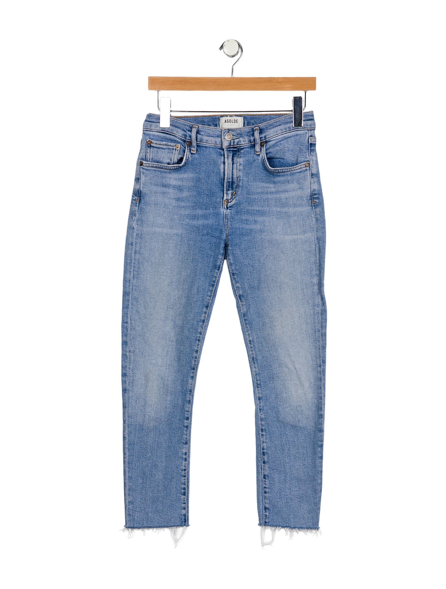 AGOLDE Low-Rise Skinny Leg Jeans
