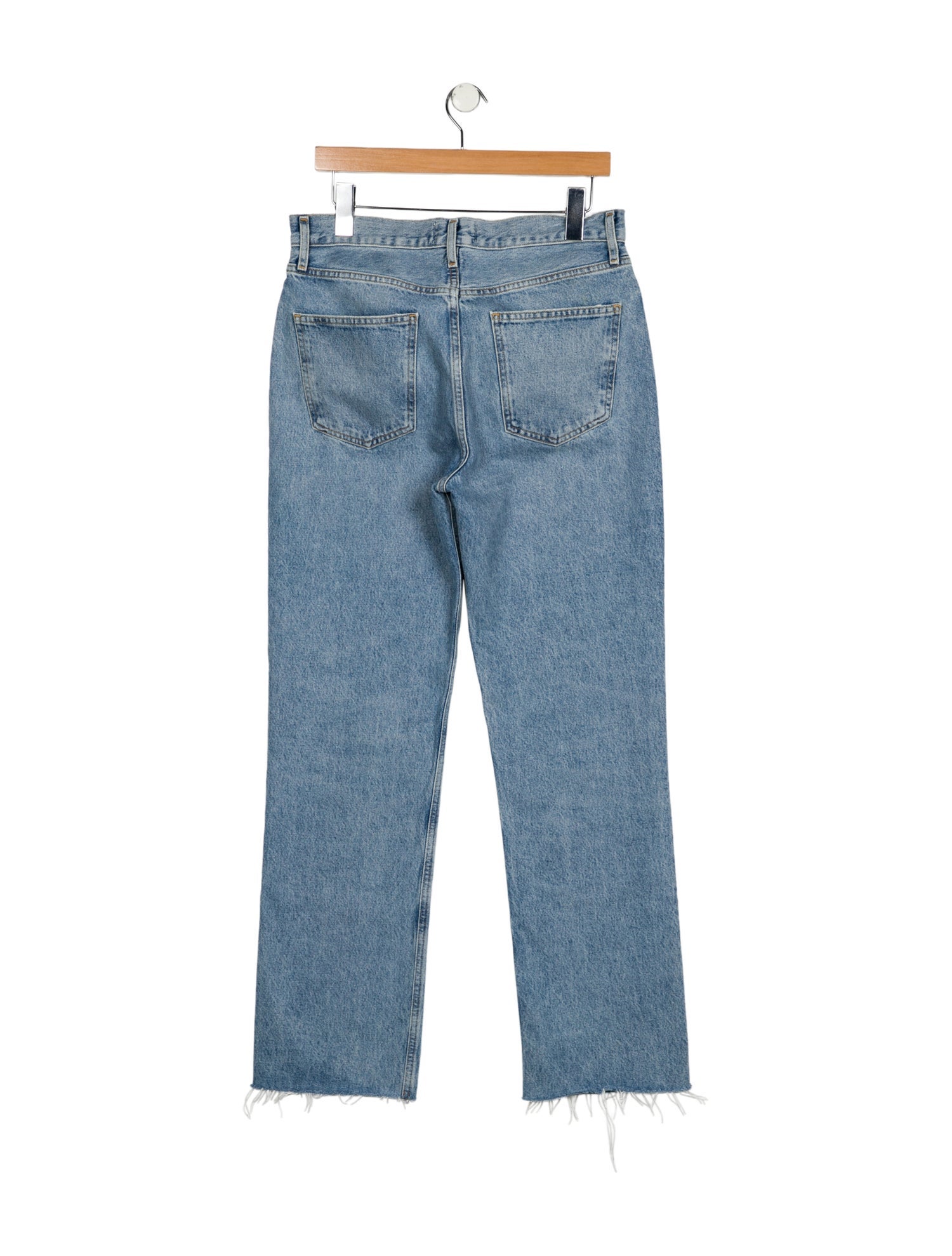 AGOLDE High-Rise Straight Leg Jeans
