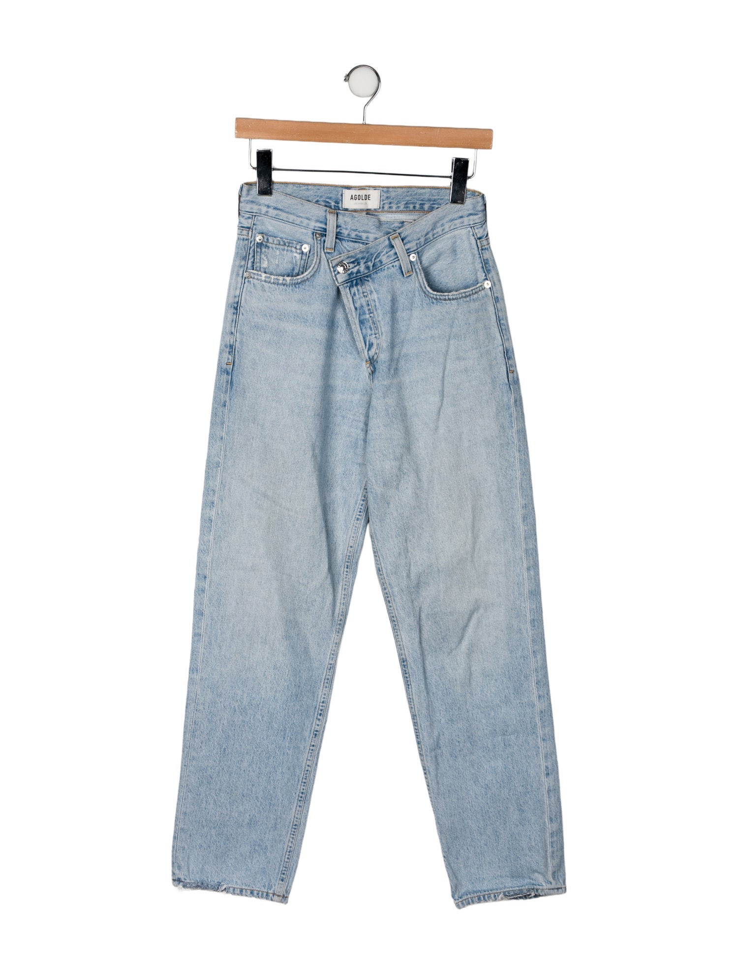 AGOLDE High-Rise Straight Leg Jeans