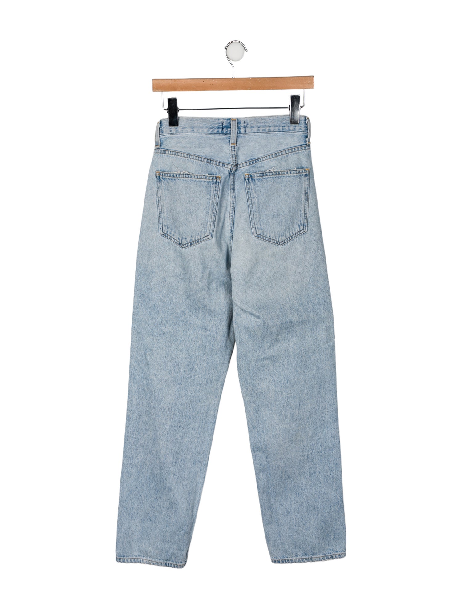 AGOLDE High-Rise Straight Leg Jeans