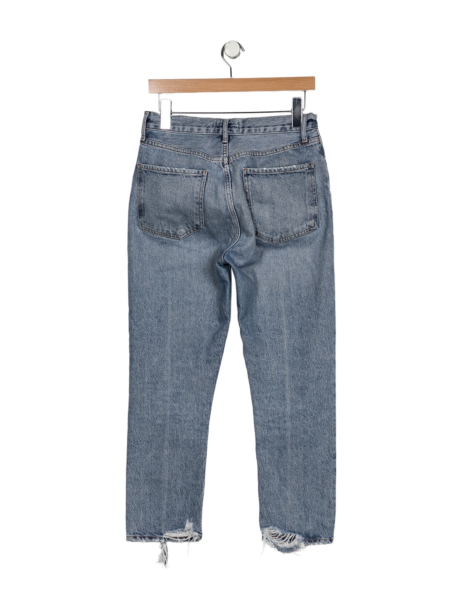 AGOLDE High-Rise Straight Leg Jeans