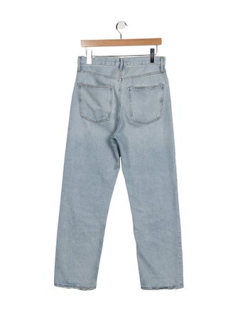 AGOLDE High-Rise Straight Leg Jeans