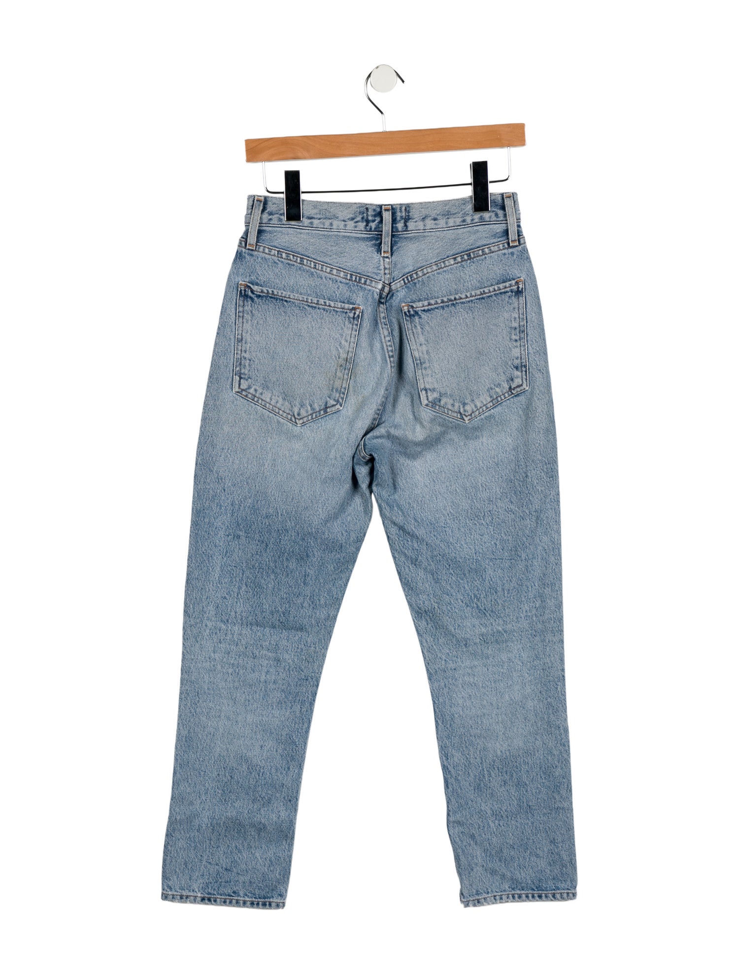 AGOLDE High-Rise Straight Leg Jeans