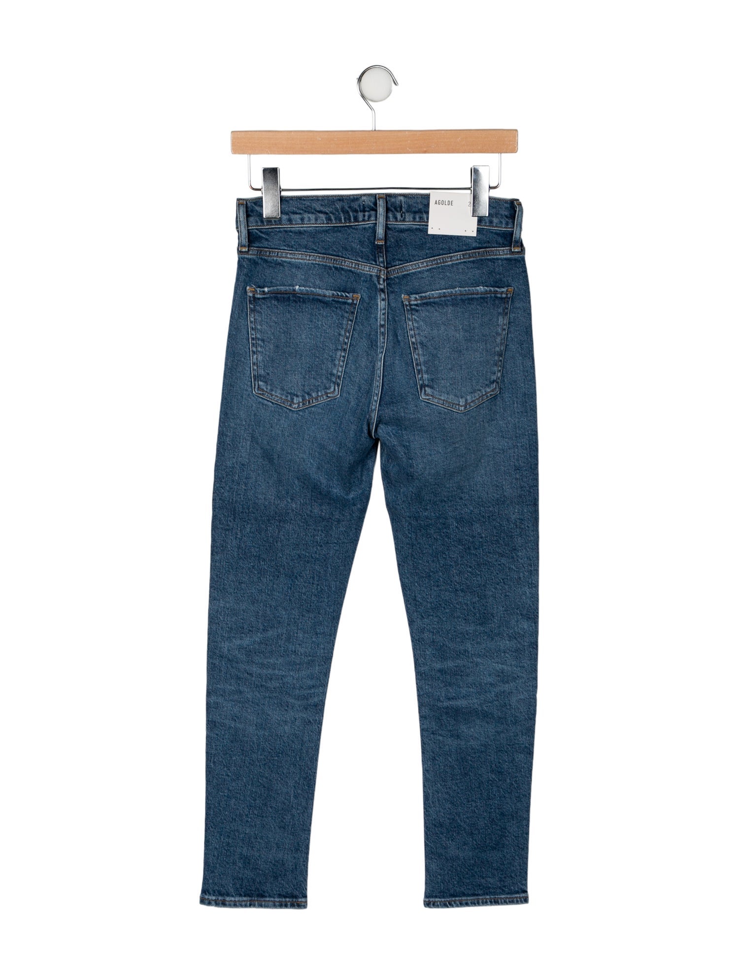 AGOLDE Mid-Rise Skinny Leg Jeans