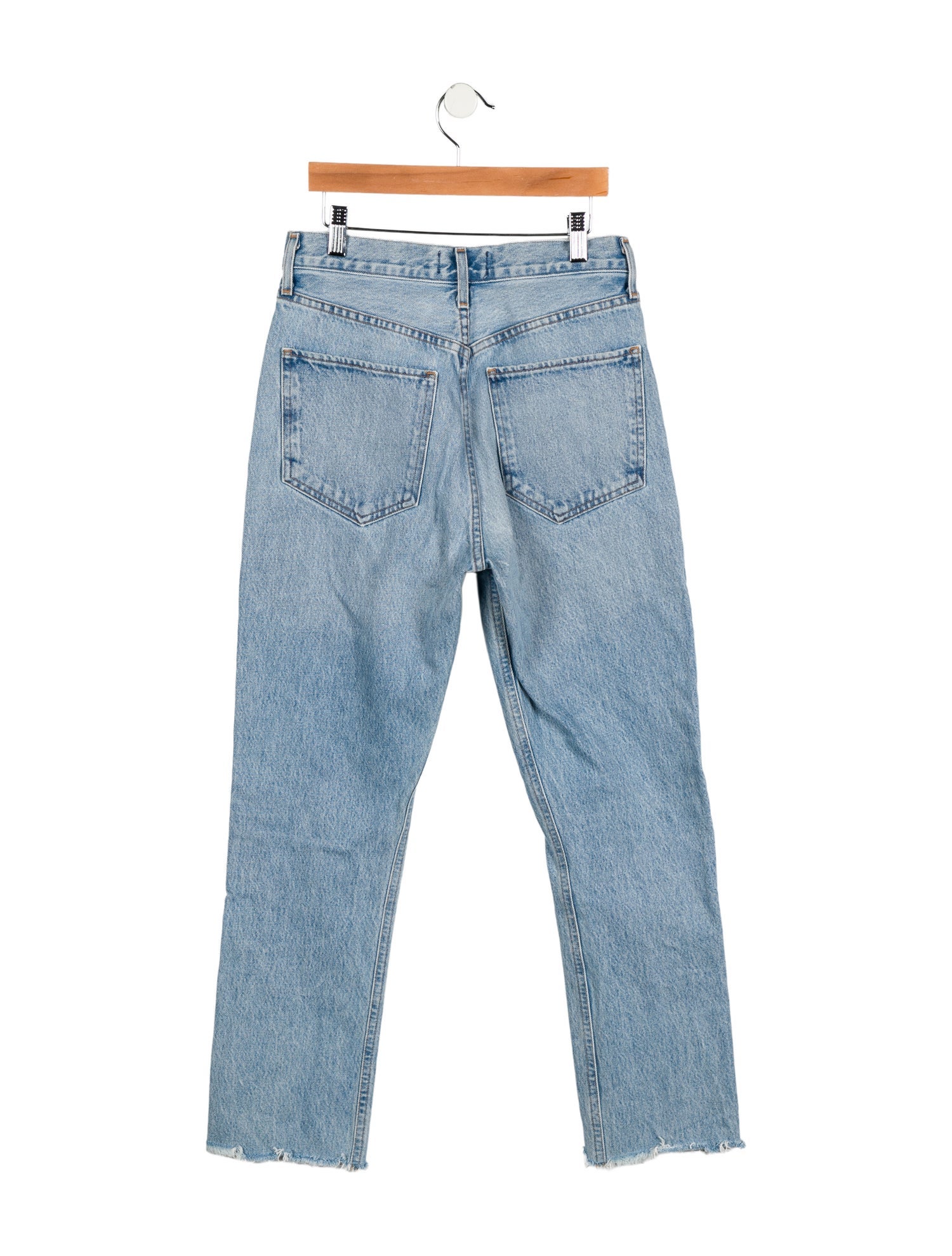 AGOLDE High-Rise Straight Leg Jeans