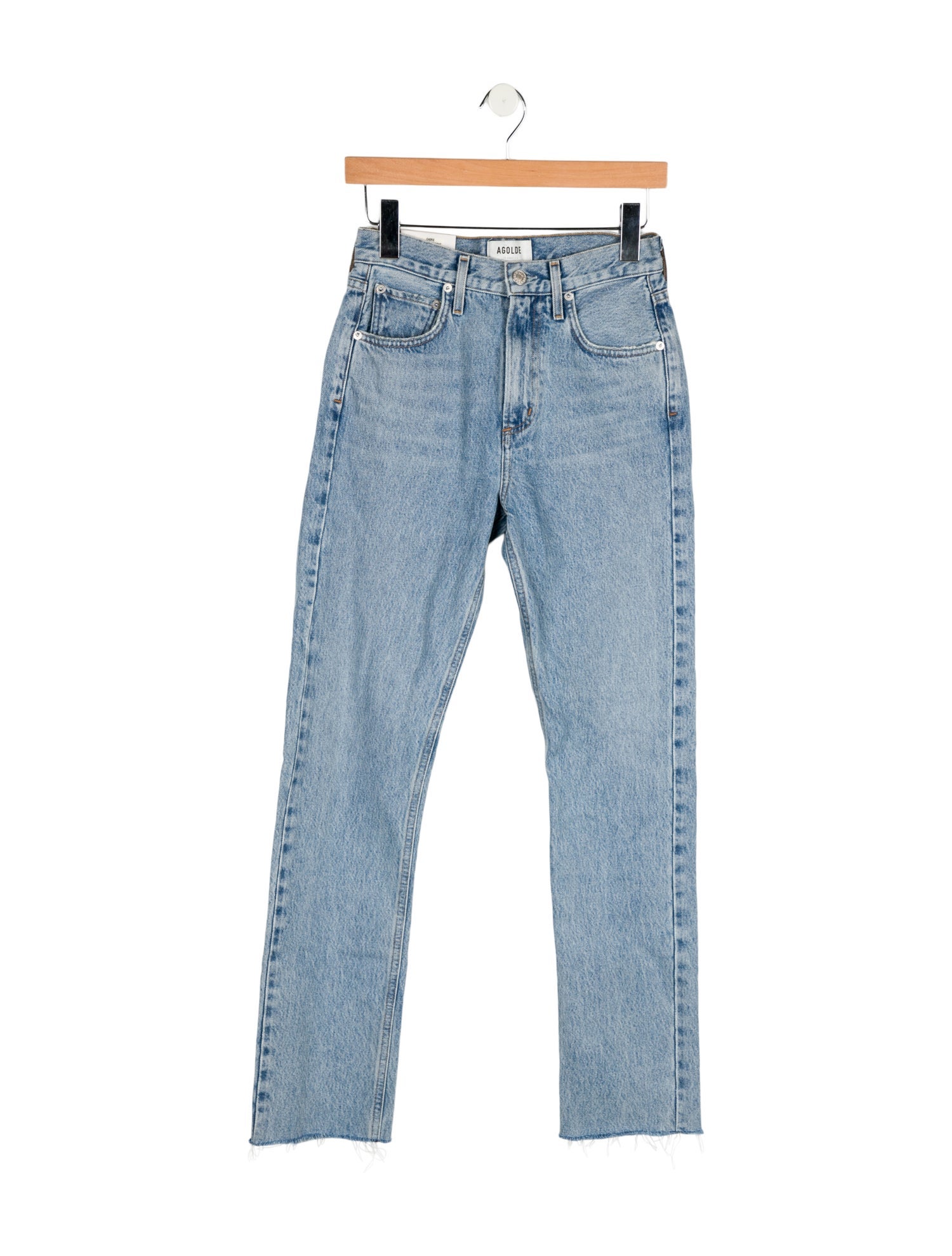 AGOLDE High-Rise Straight Leg Jeans