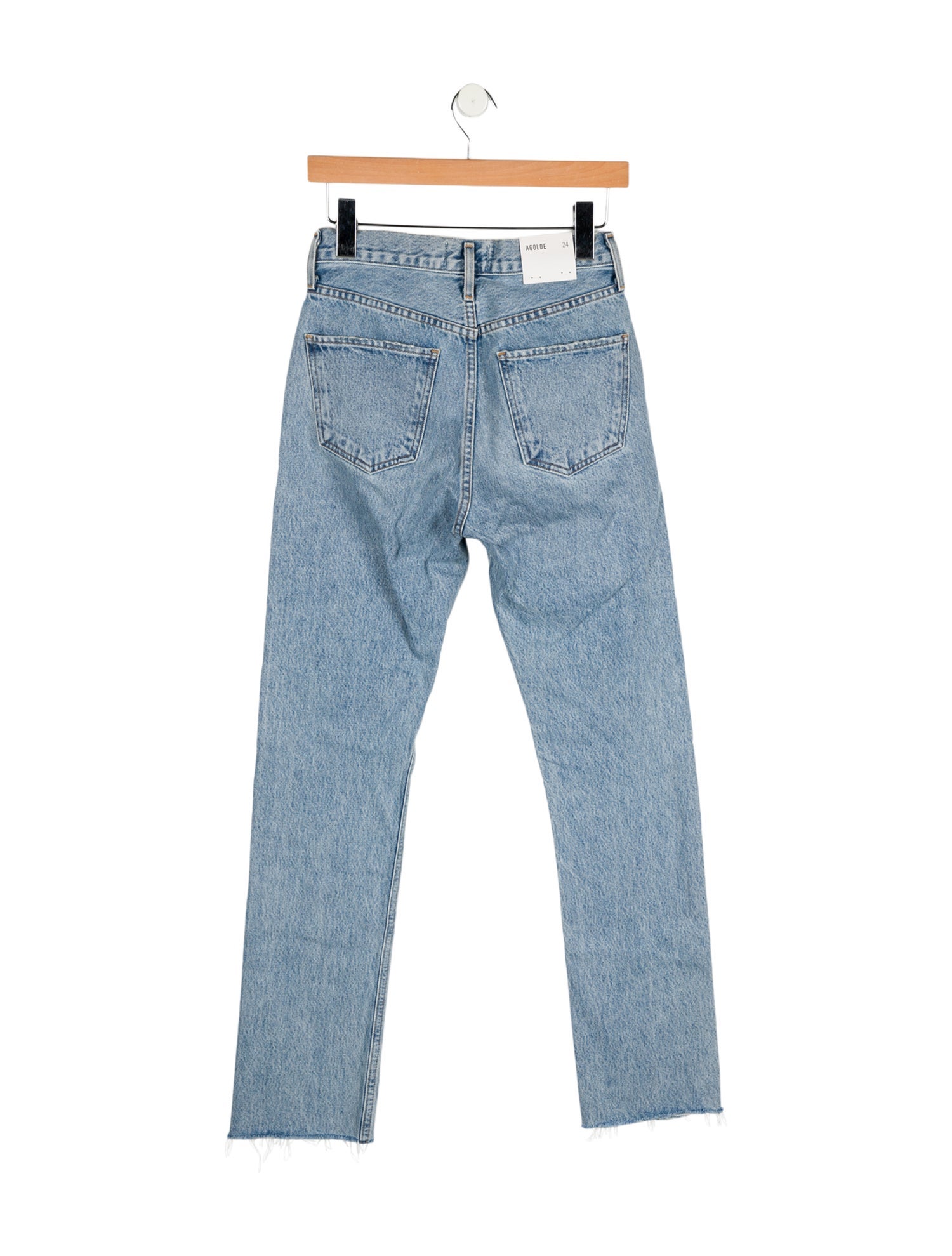 AGOLDE High-Rise Straight Leg Jeans